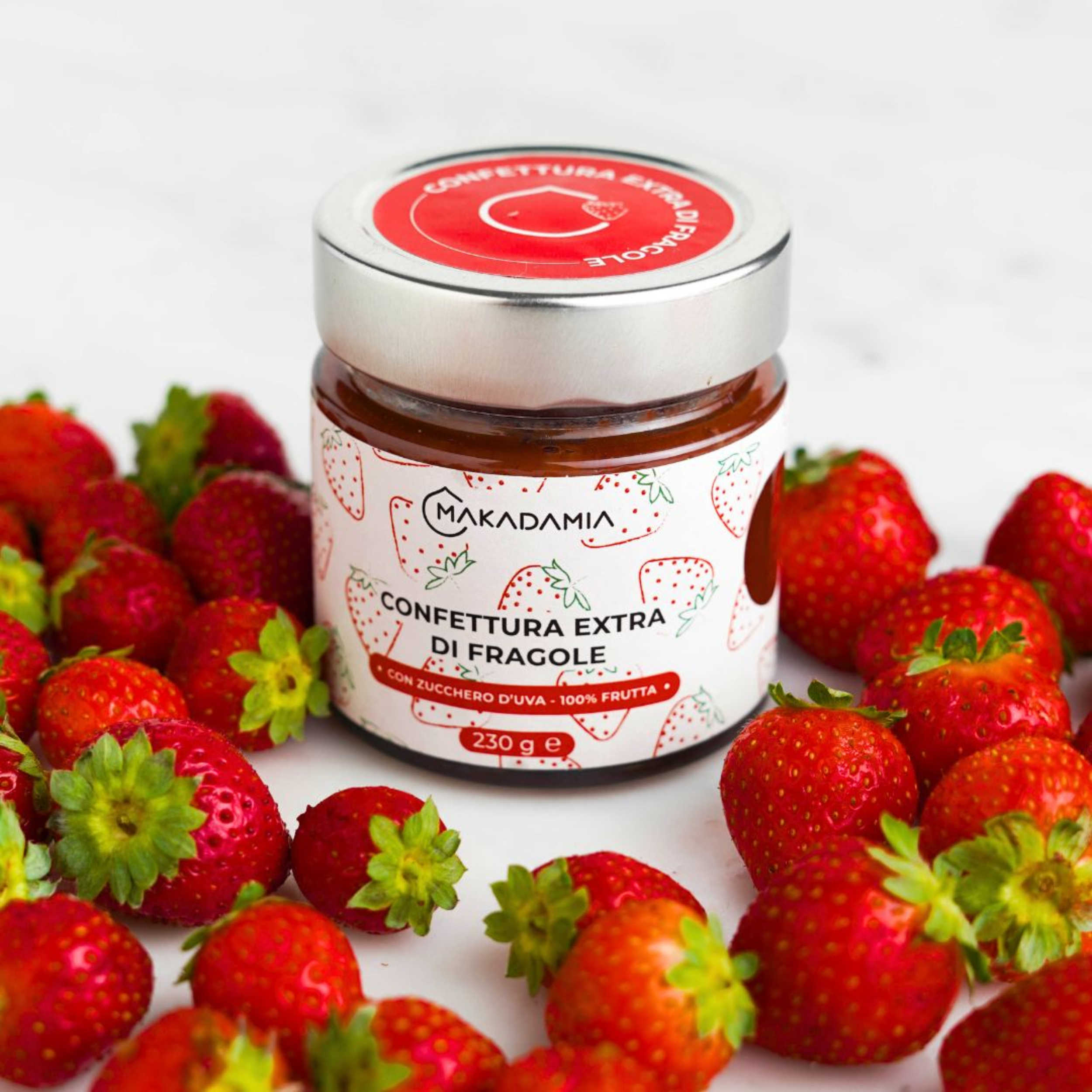 230g Confettura Extra 83% Fragole