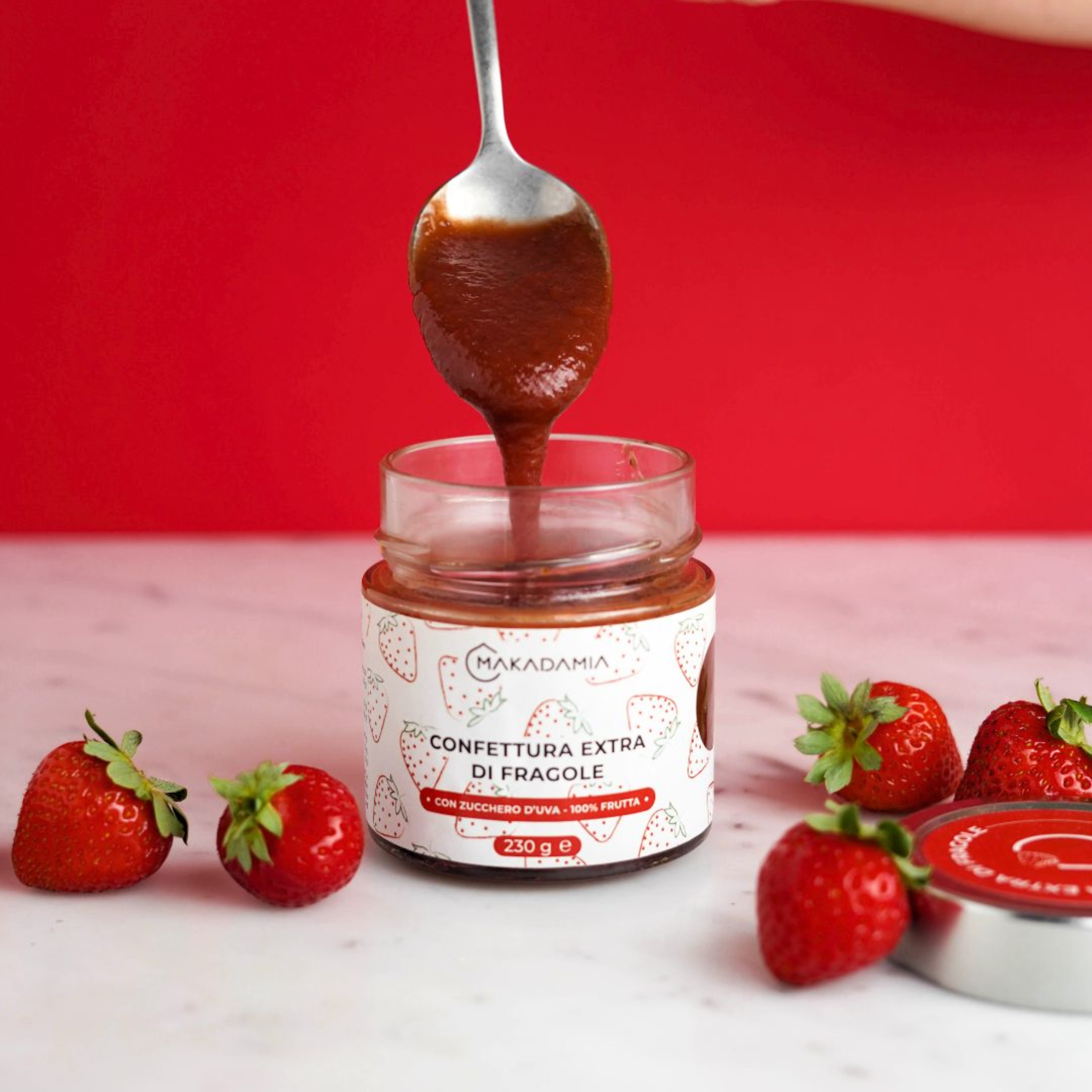 230g Confettura Extra 83% Fragole