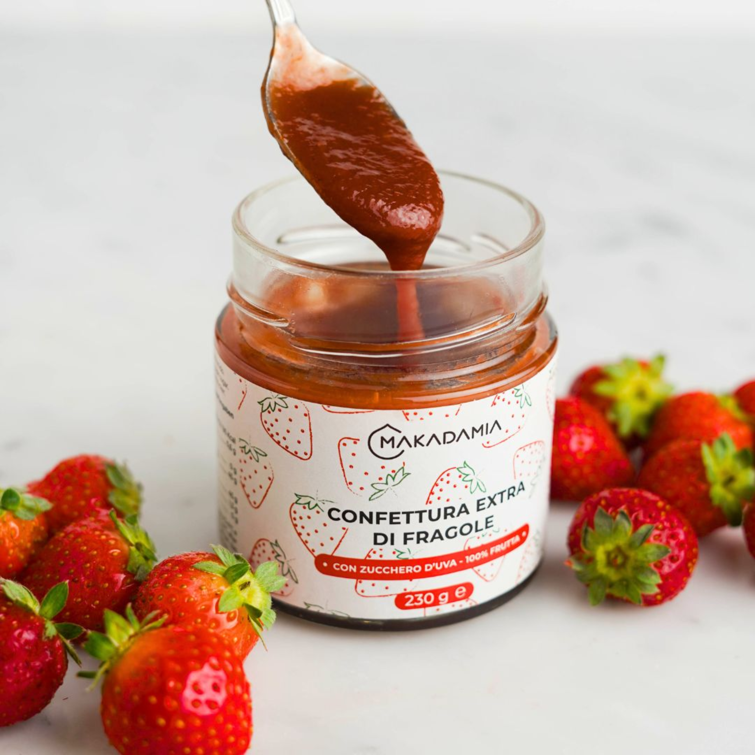 230g Confettura Extra 83% Fragole