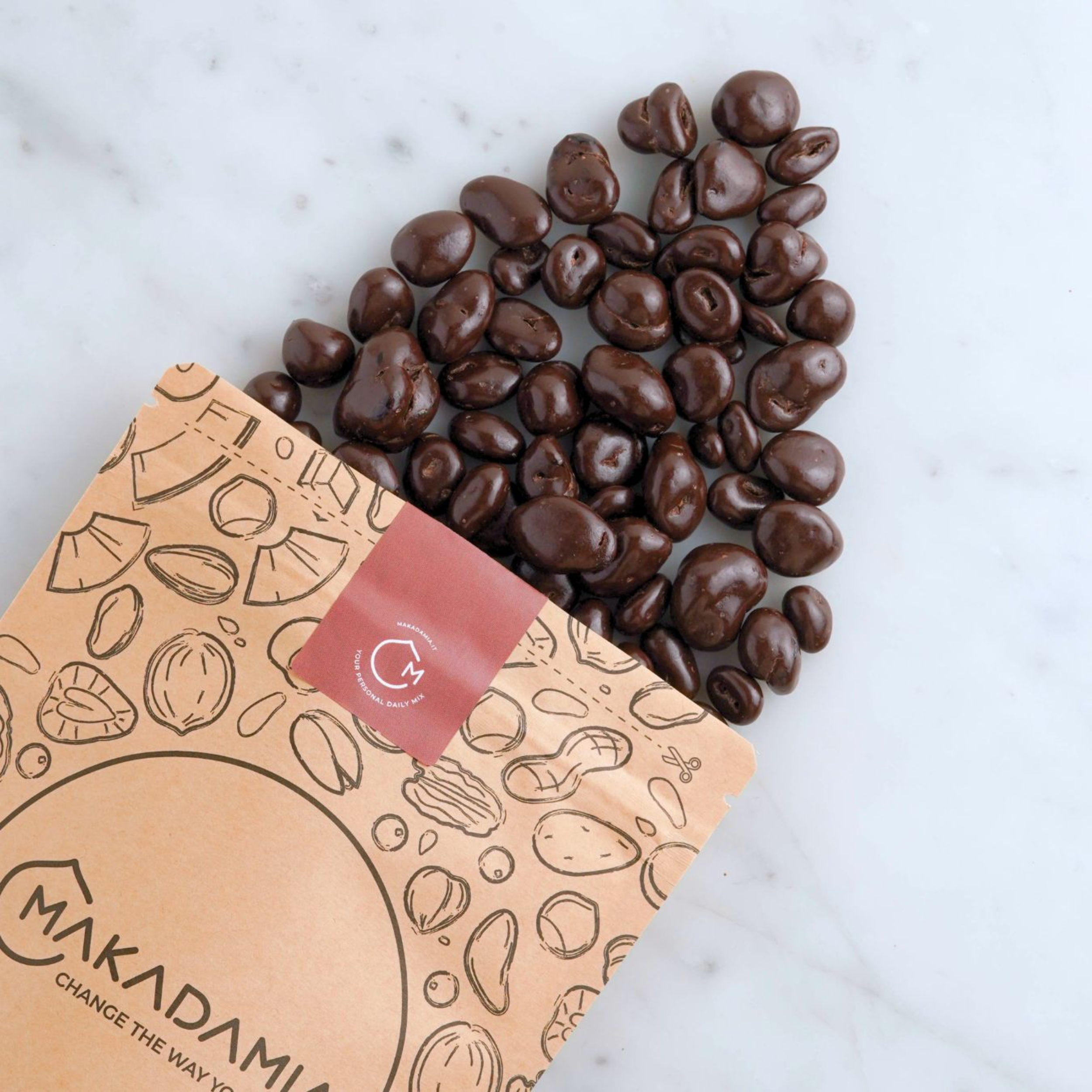 200g Mirtillo rosso ricoperto di cioccolato