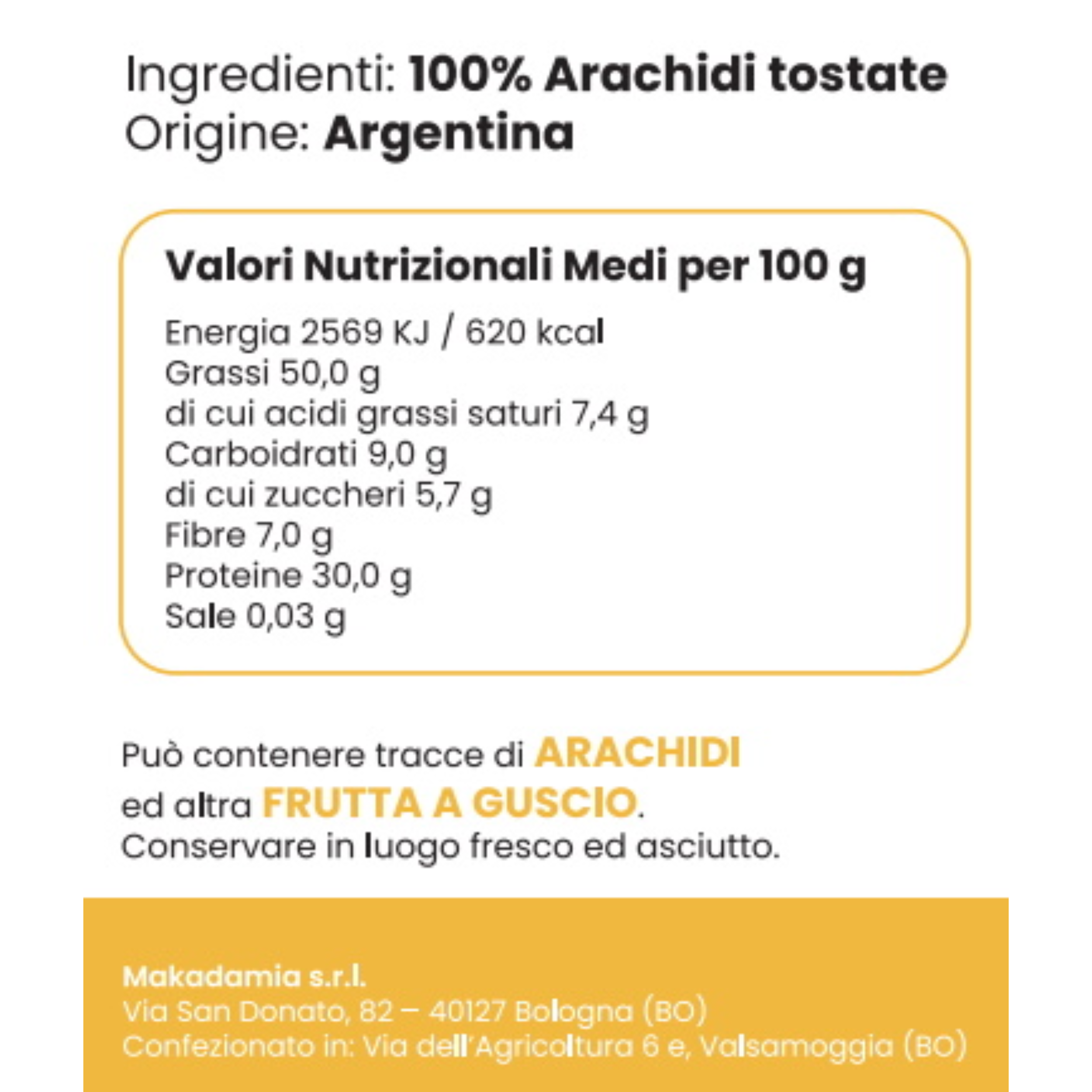200g Crema 100% Arachidi Argentine