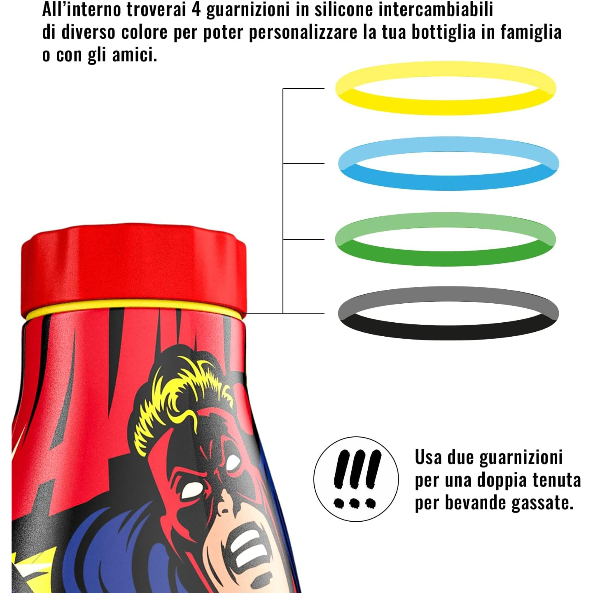 520ml Borraccia Termica BBoom in Acciaio - BBoom Eroi