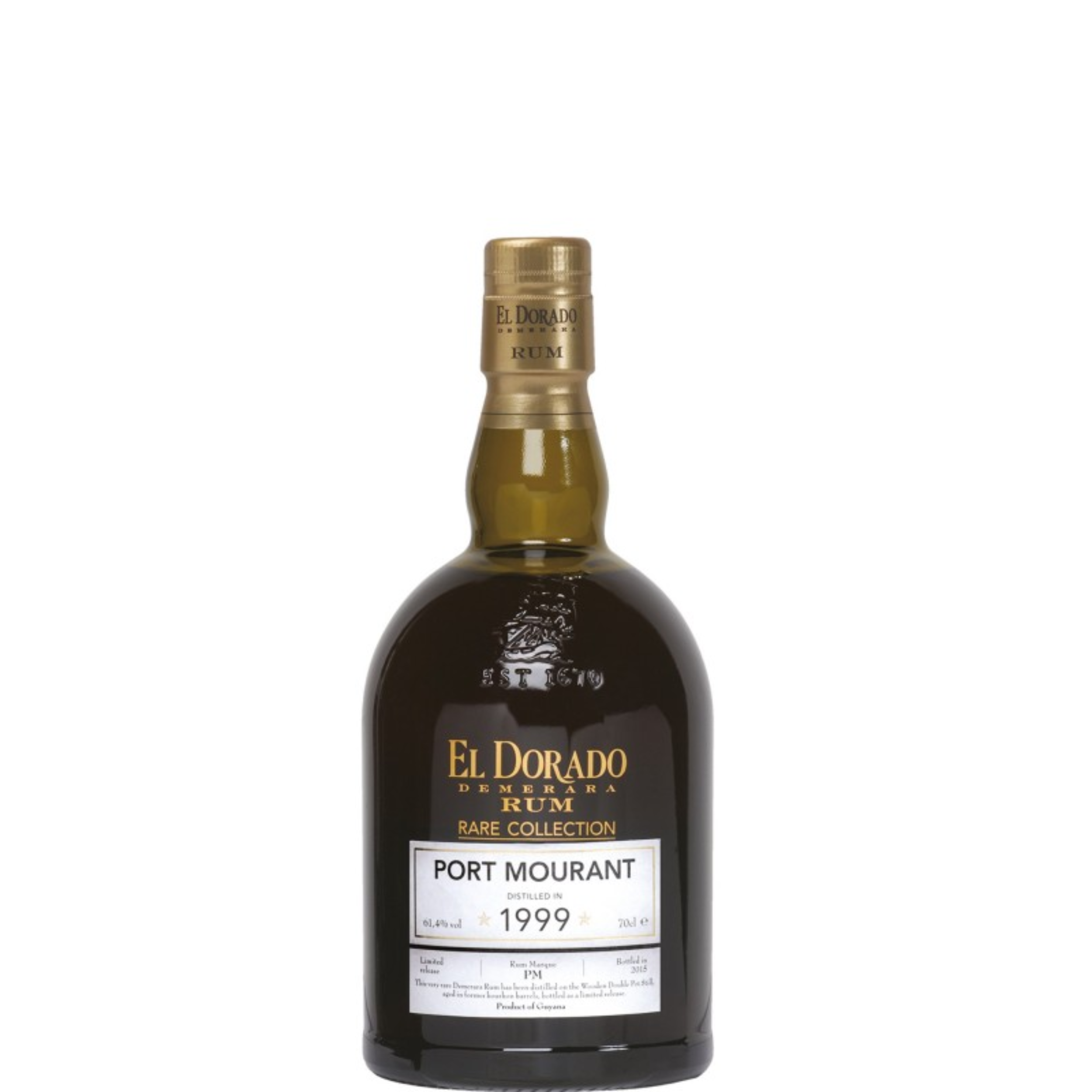 Rum El Dorado Rare Collection Port Mourant 1999 70cl / 61.40%