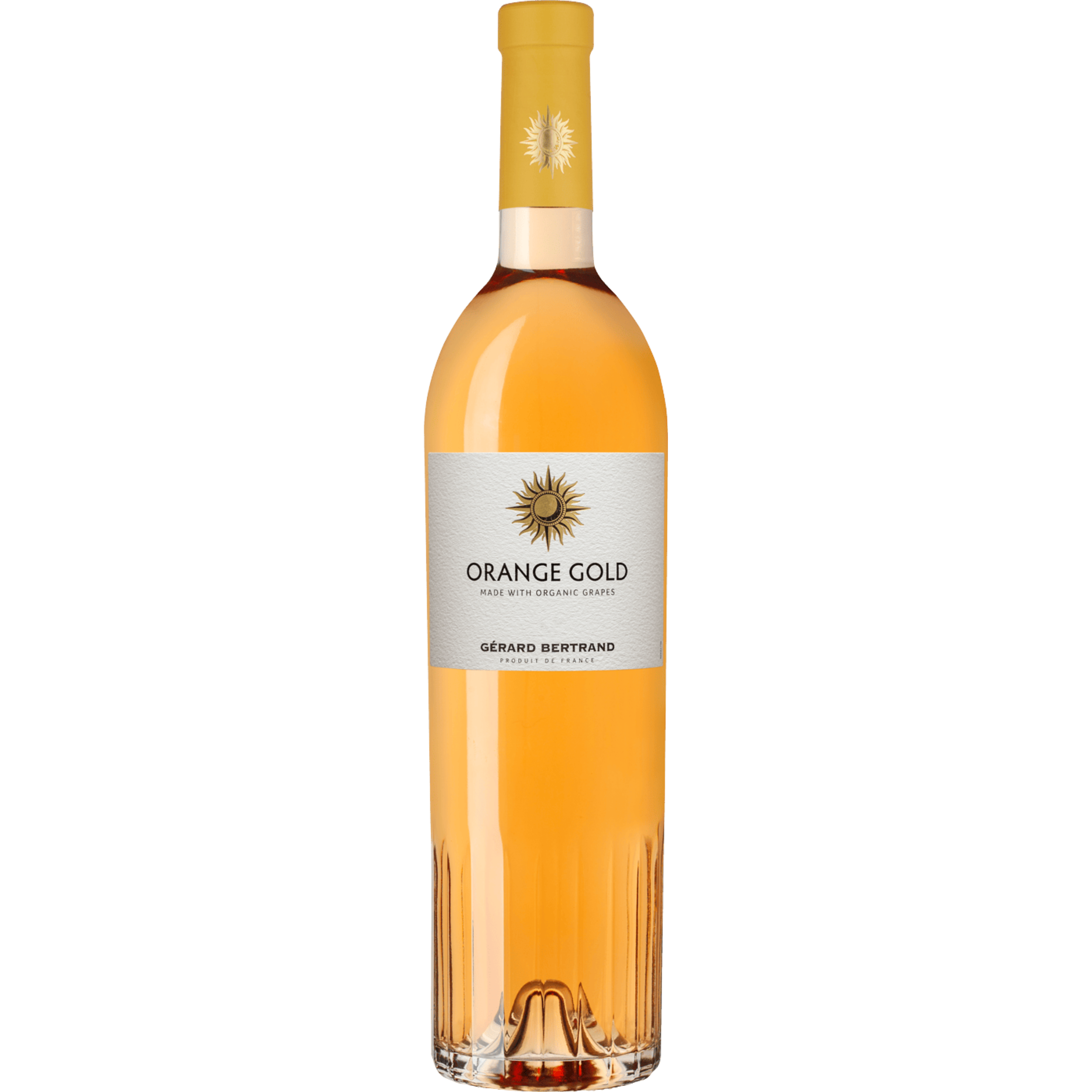 Vino bianco Orange Gold 2022 biologico Gerard Bertrand 75 cl 13%vol - Chardonnay, Grenache blanc, Viognier, Marsanne, Mauzac, Muscat, Clairette