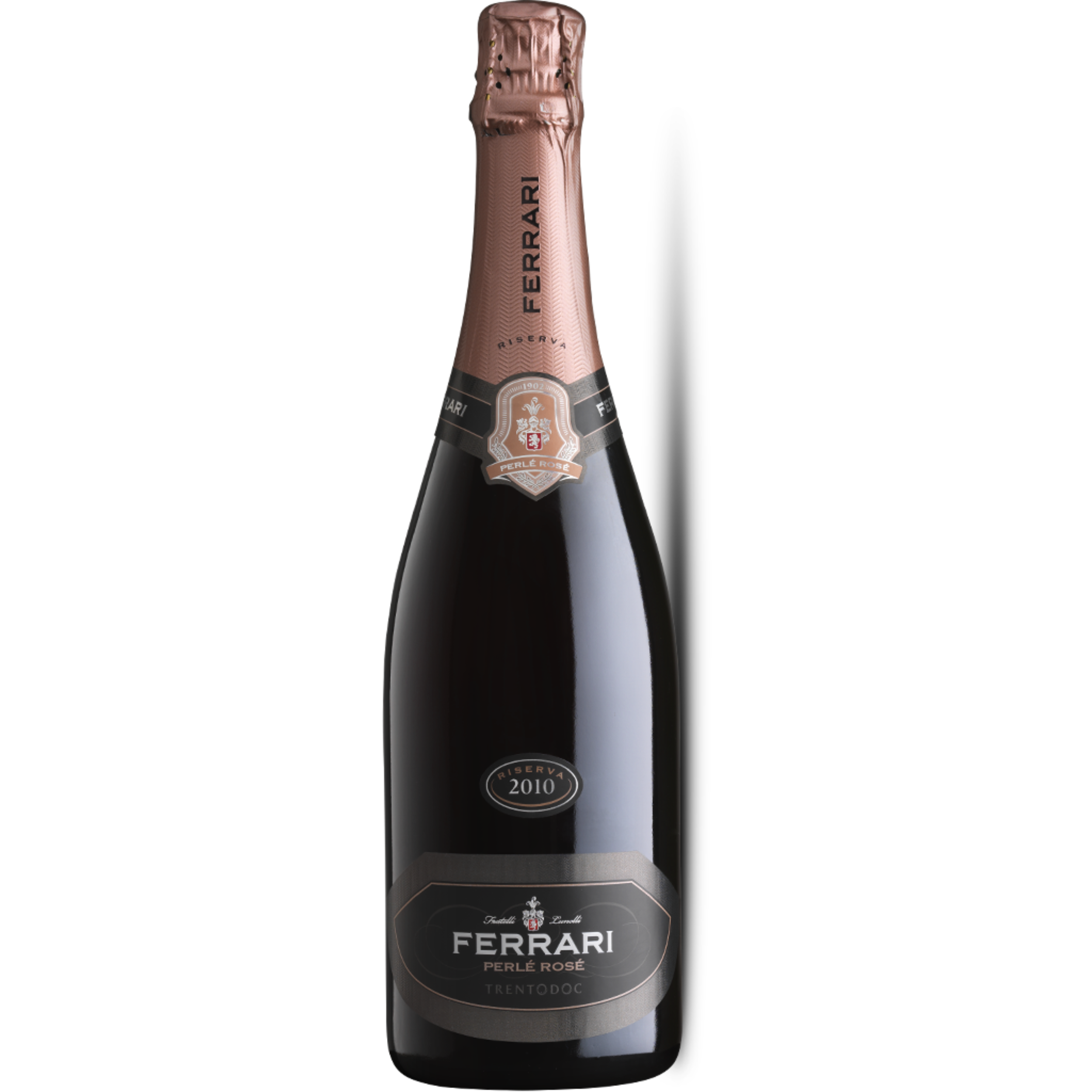 Ferrari Perle' Rose' Brut Riserva 2014 metodo 0,75 l 12,5% vol - metodo classico - Pinot Nero e Chardonnay