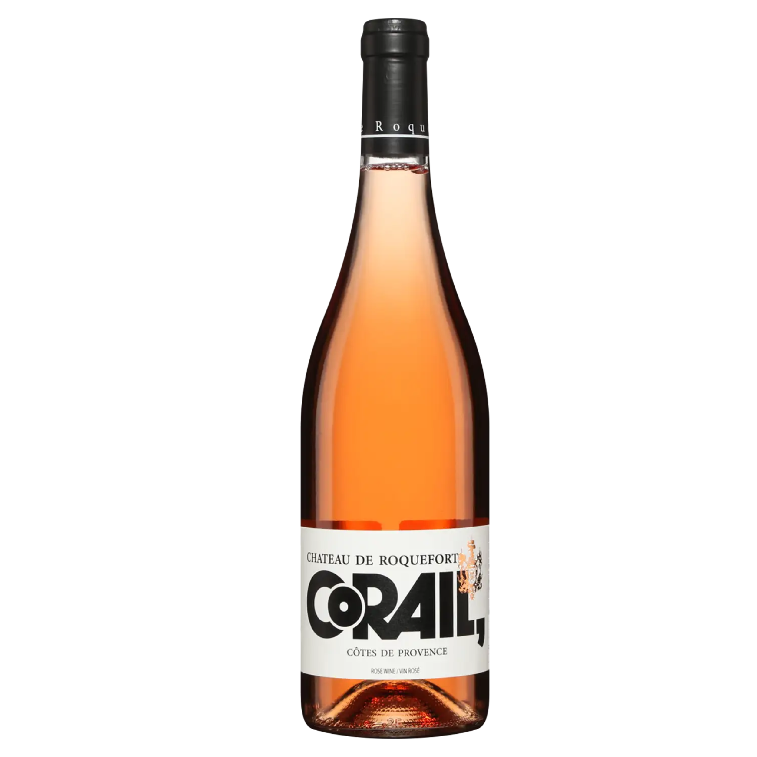 Vino Rosato Corail Chateau de Roquefort 2023 750 ml 12%vol - Triple A - Cotes de provence - Syrah, Cinsault, Clairette, Grenache Noir, Grenache Blanc, Carignano