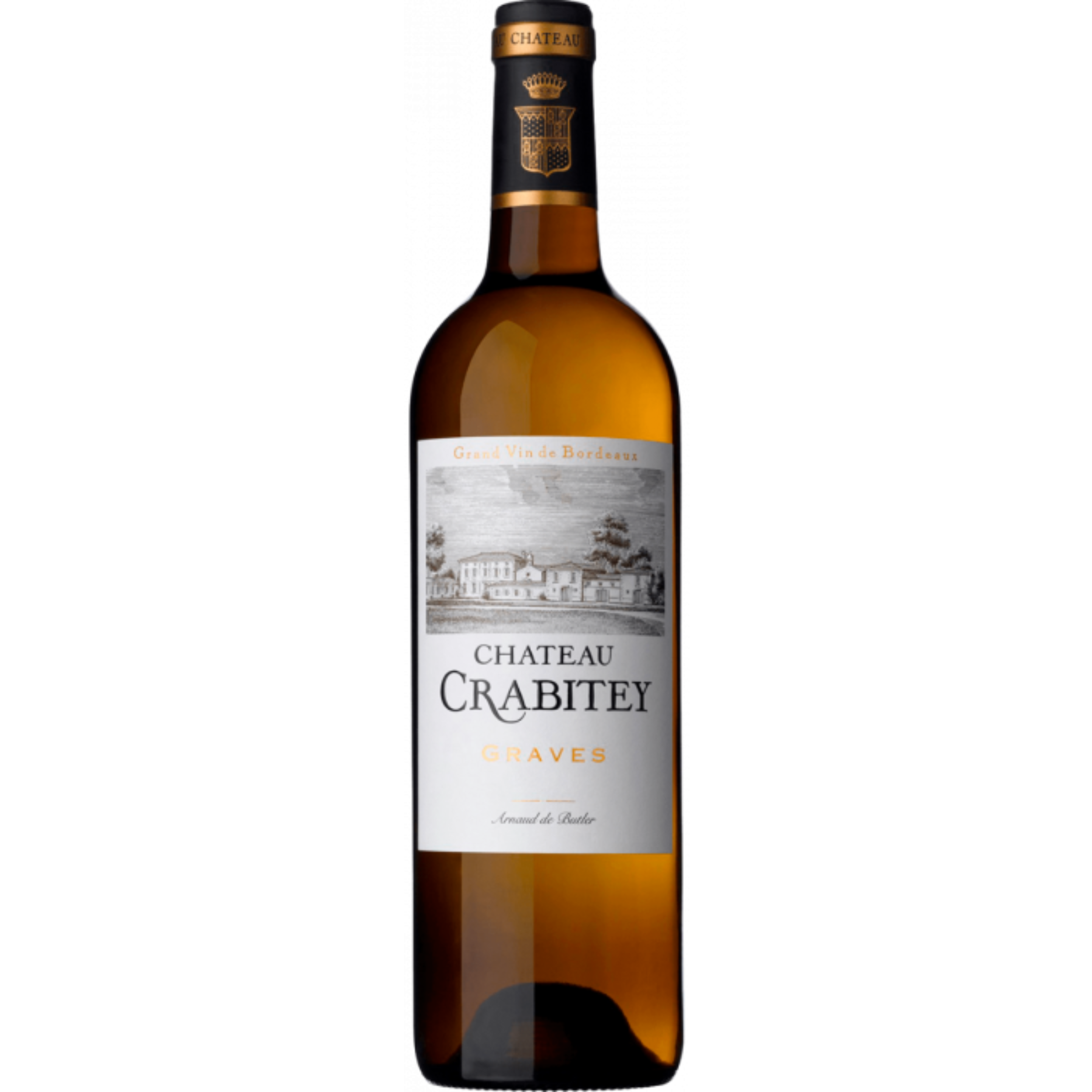 Vino bianco Chateau Crabitey Graves 2020 750 ml 12,5% vol - 80% sauvignon blanc, 20% semillon