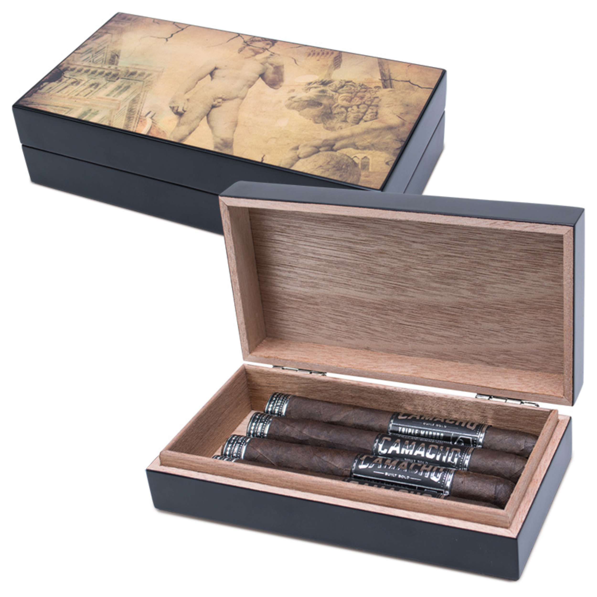 Humidor da viaggio Egoist Travel Firenze per sigari - Capacità 3/5 sigari