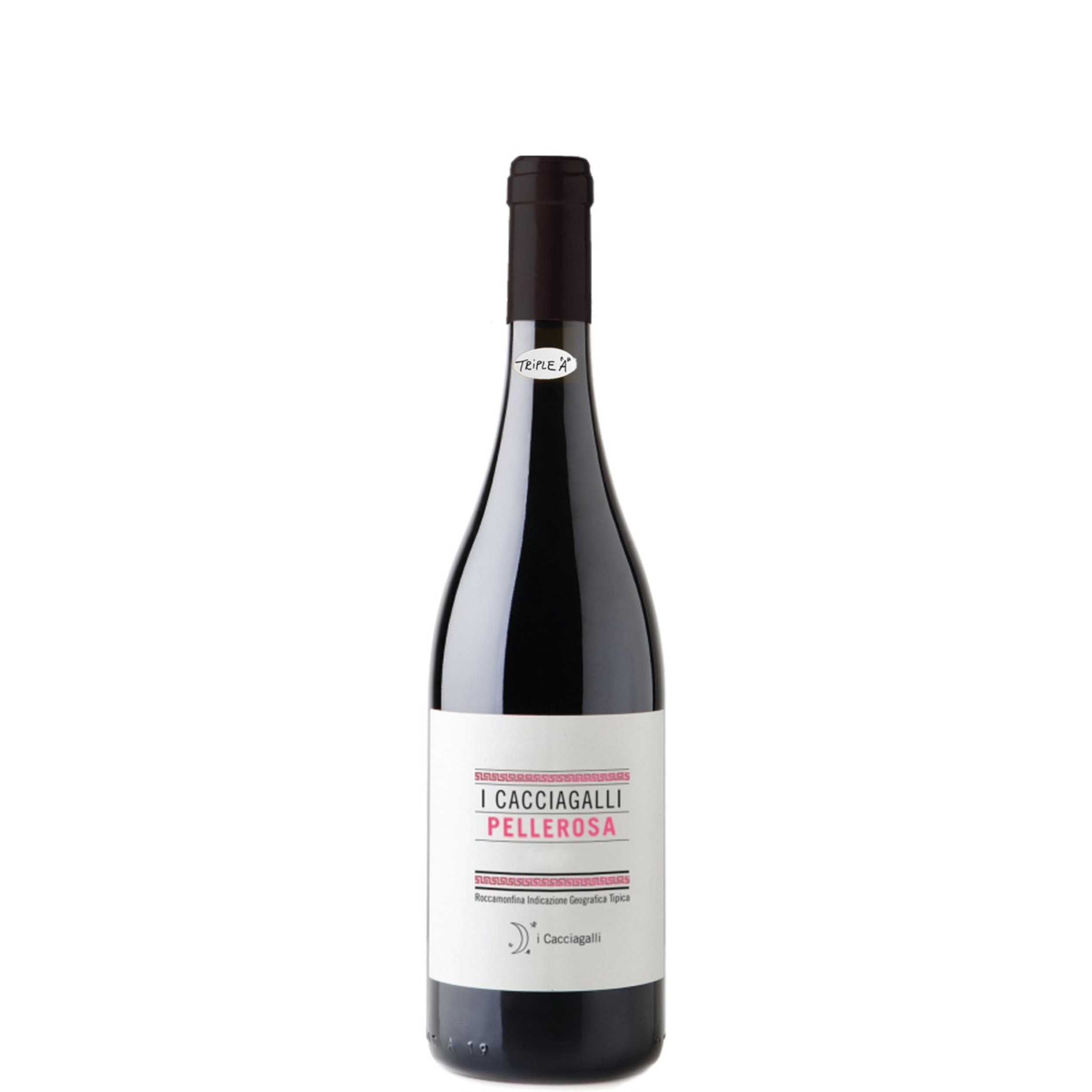 Vino Rosato I Cacciagalli Pellerosa 2019 750 ml 14% vol - Triple A - Aglianico