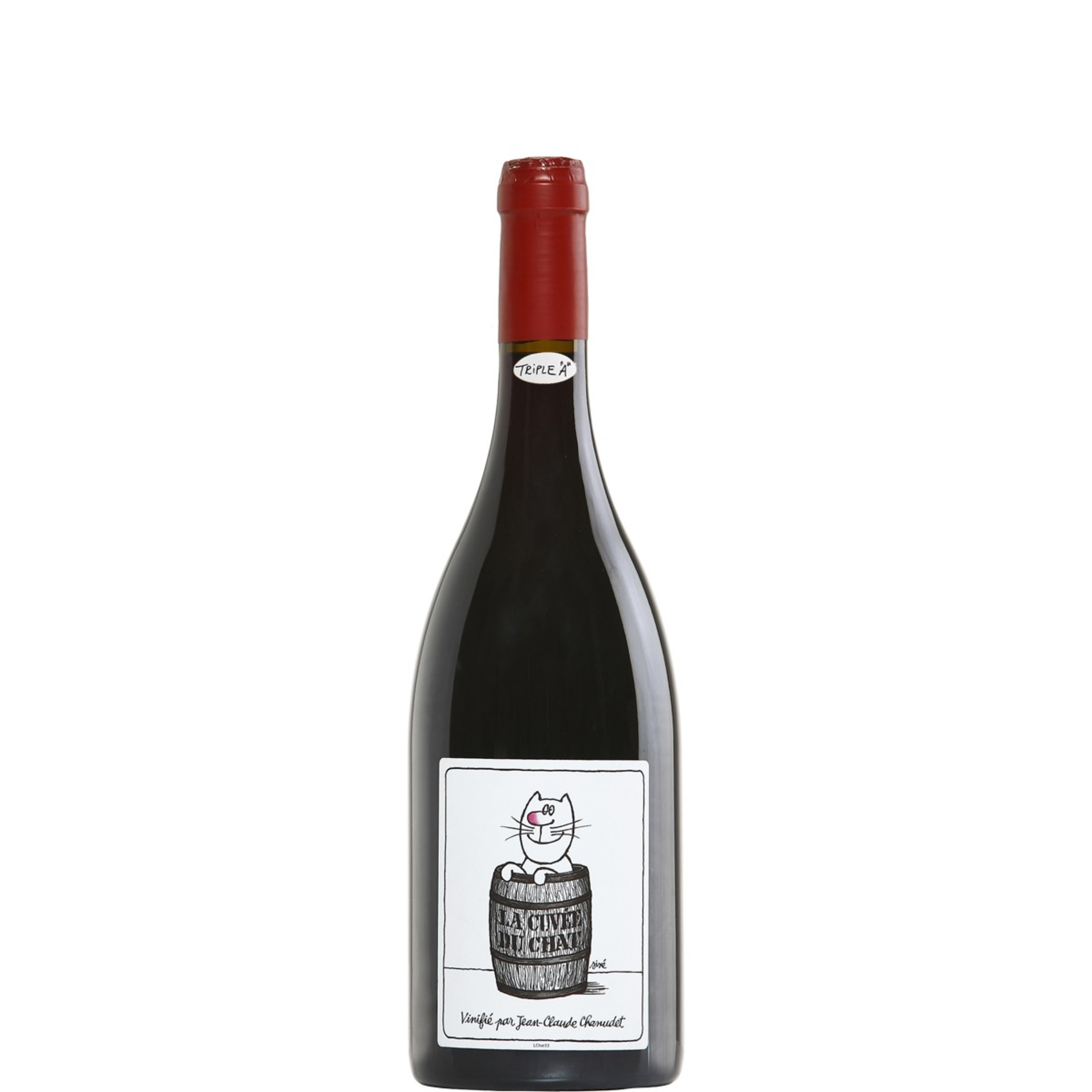 Vino rosso La Cuvee' du chat 2023 750 ml 12,5% vol - Triple A - Gamay