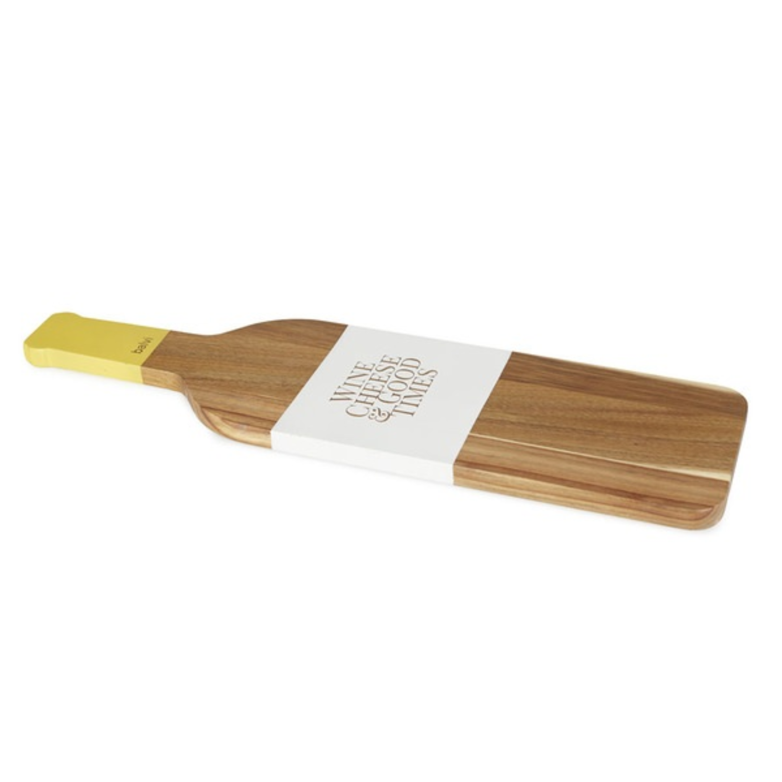 Tagliere formaggio Balvi The Bottle Tagliere di Acacia per tagliare e servire formaggio a forma di bottiglia vino