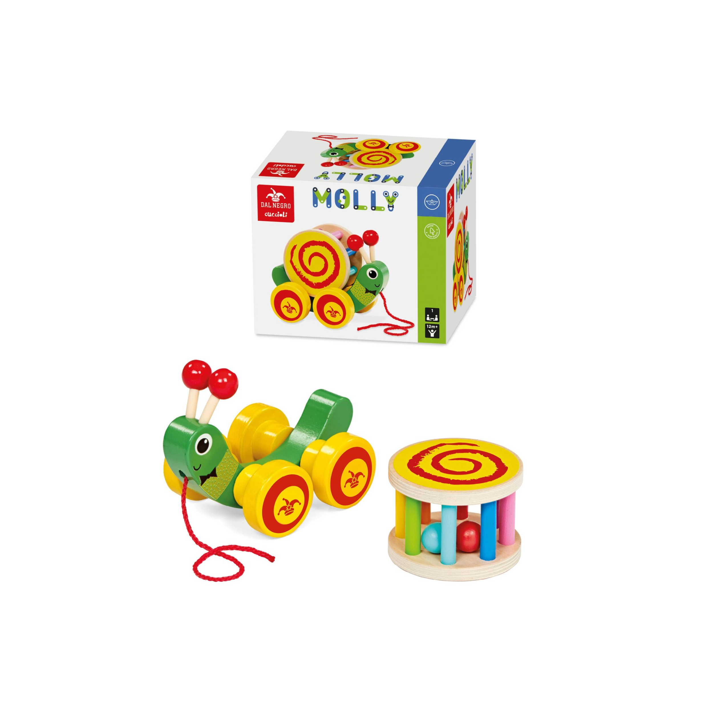 Molly Prima Infanzia Trainabili E Spingerelli, Multicolore Dal Negro