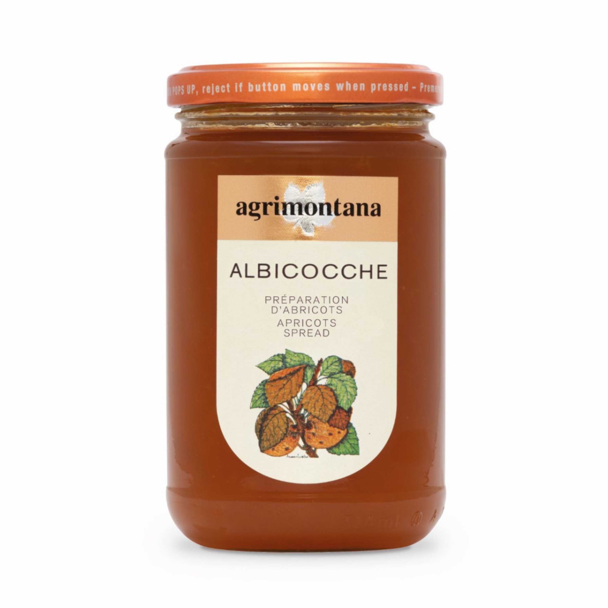 330 g confettura Agrimontana di albicocche