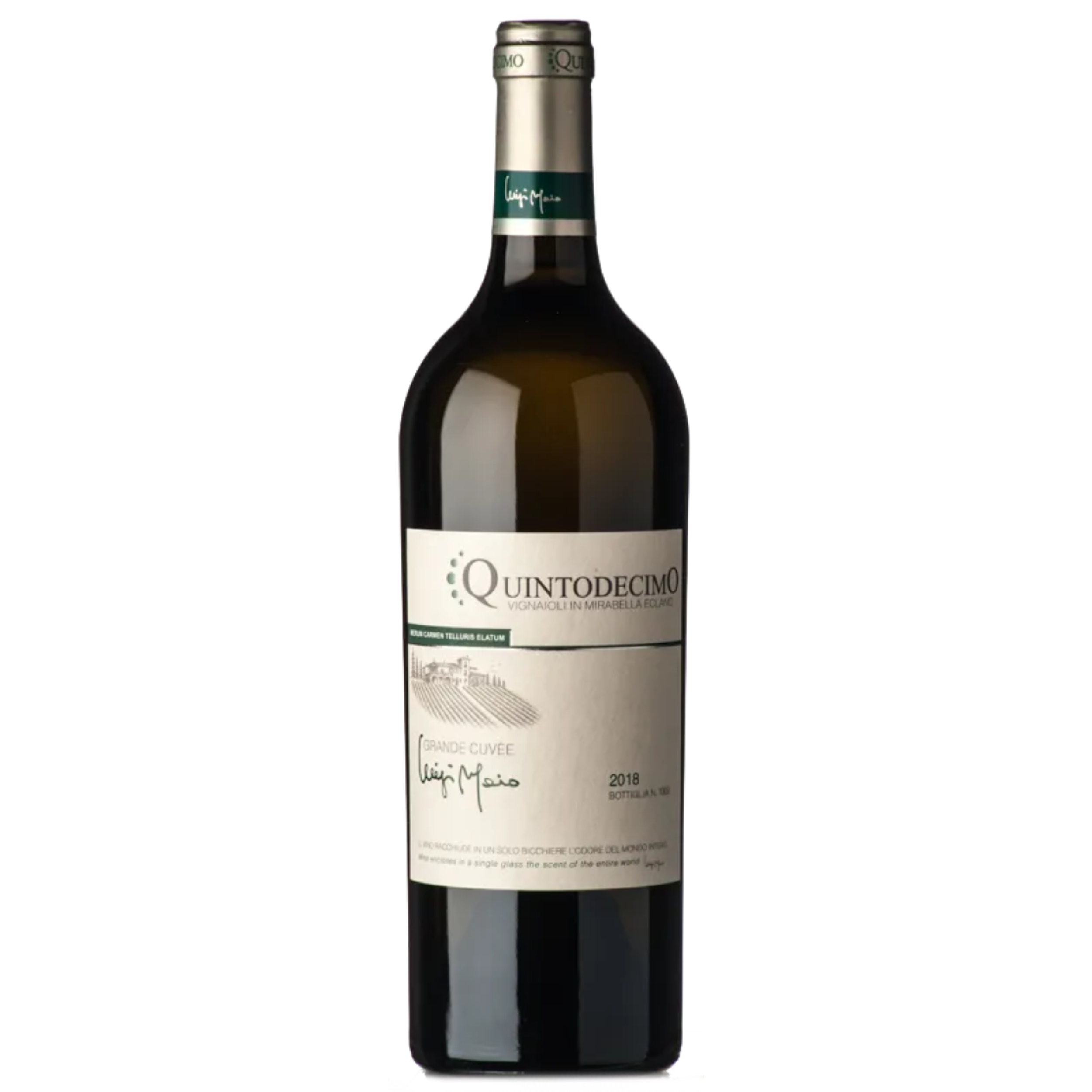Vino Bianco Quintodecimo Grande Cuvee 2018 - 40% greco , 20% falanghina , 40% fiano
