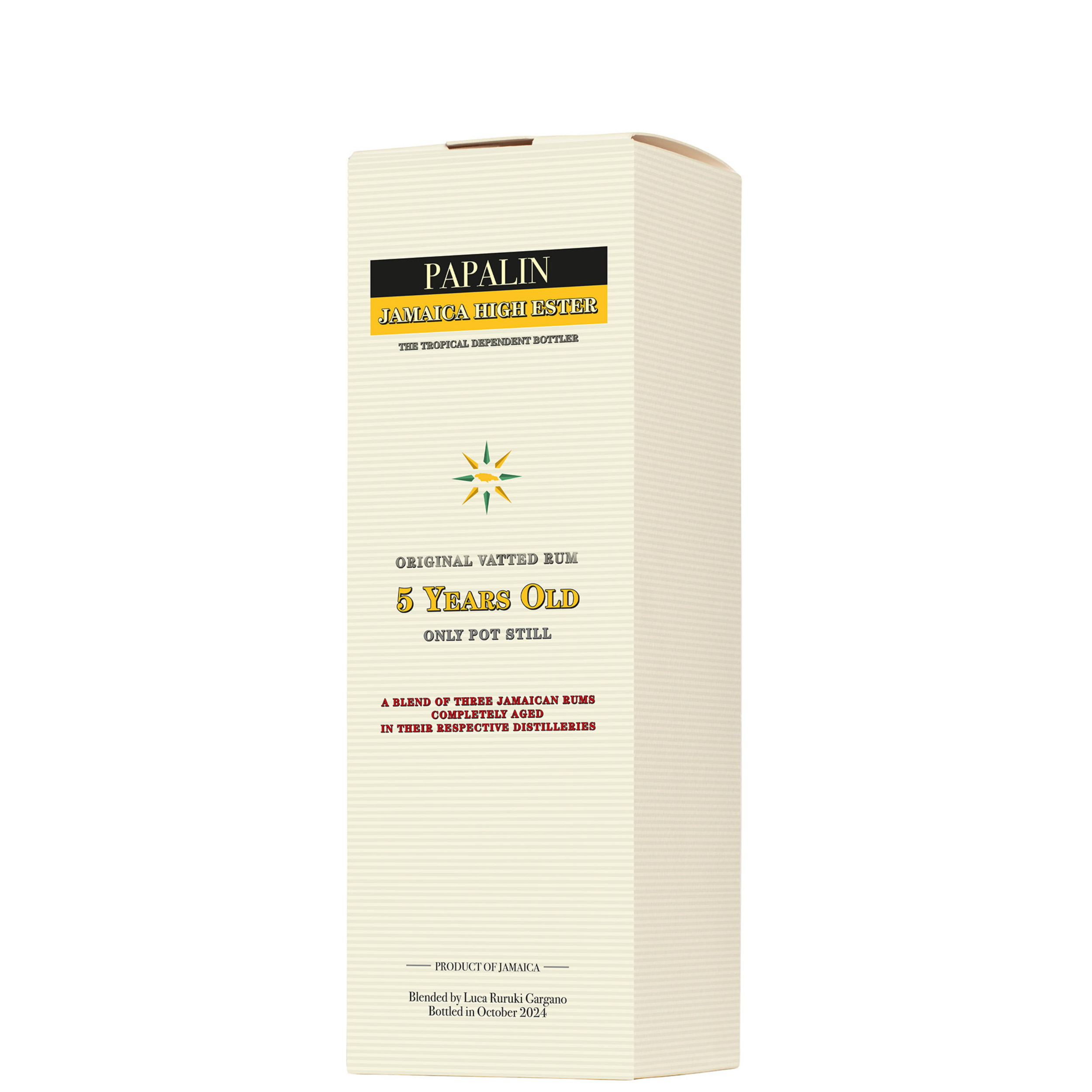 Rum Papalin Jamaica 2024 5 Y.O. Overproof - 70 cl  57° vol