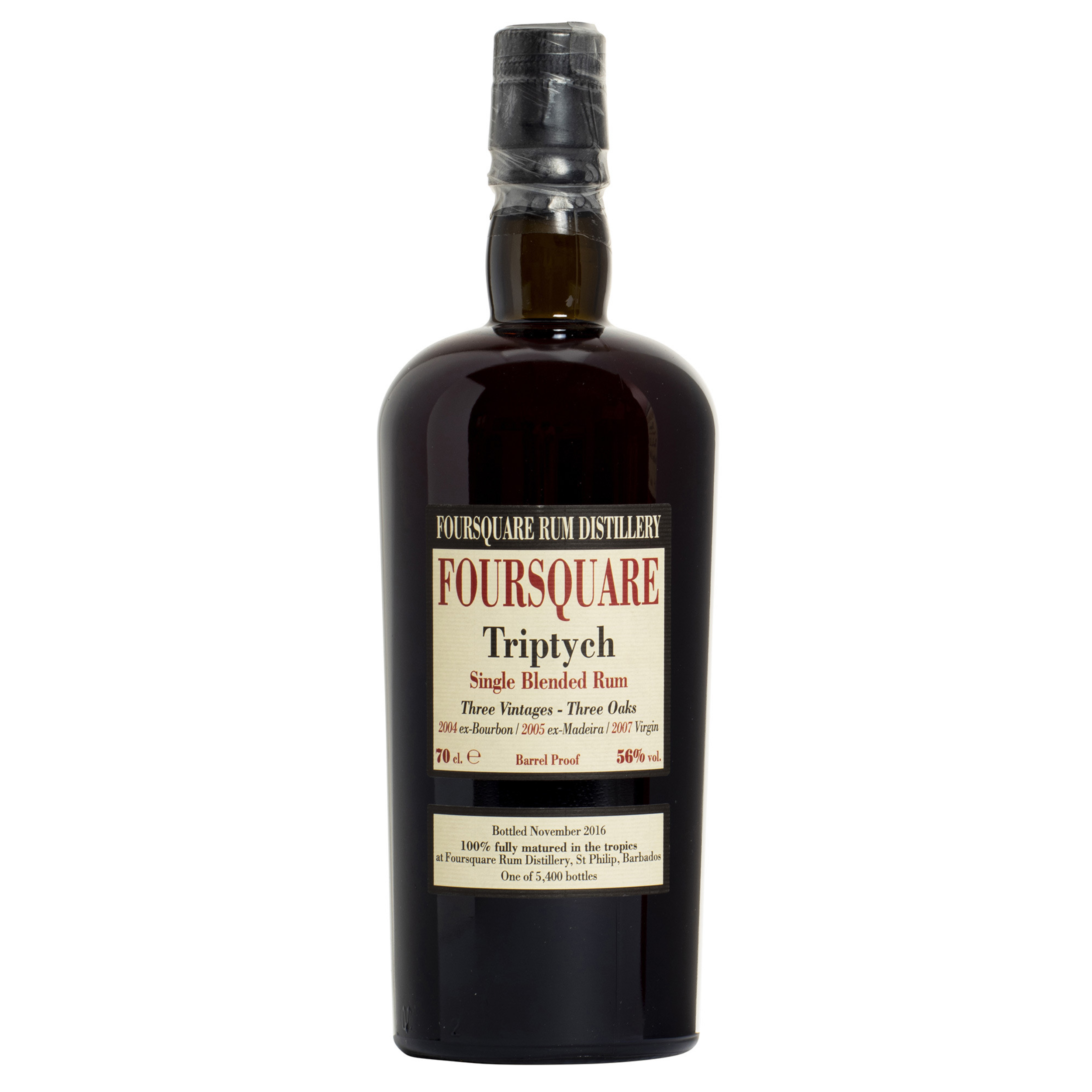 Rum Foursquare Triptych - 70 cl  56 % vol