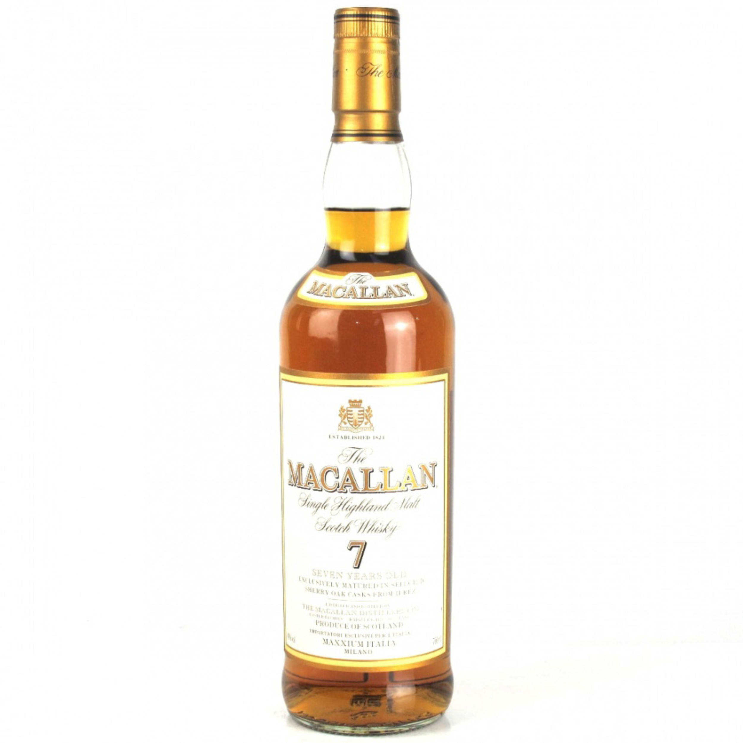Whisky The Macallan 7 Seven Years Old - single highland malt scotch whisky