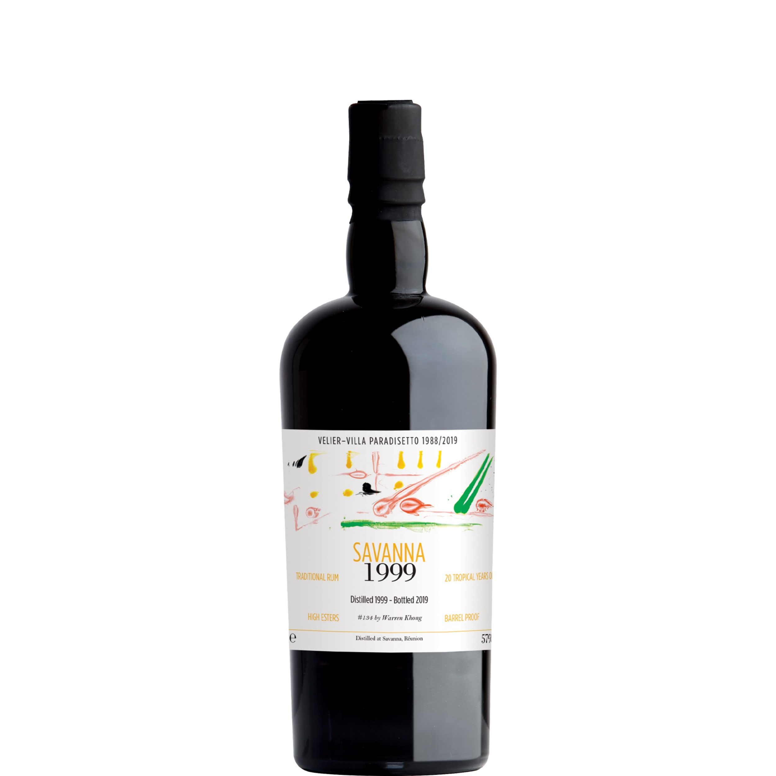 Rum Savanna Traditional 20 Y.O.1999 Traditional Rum - - Villa Paradisetto 1988/2019 - 70cl / 57° vol