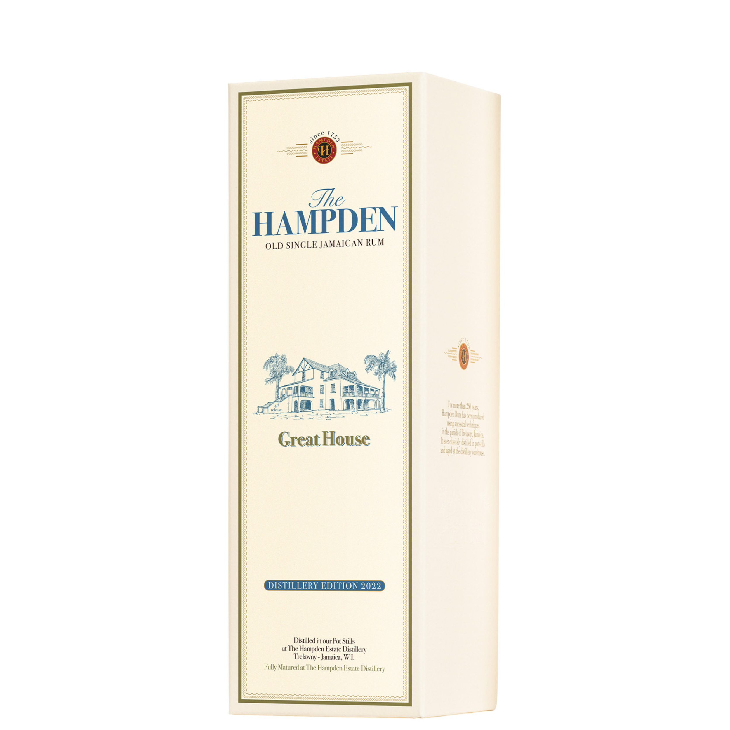 Rum Hampden Great House Distillery Edition 2022 - 70 cl / 55° vol