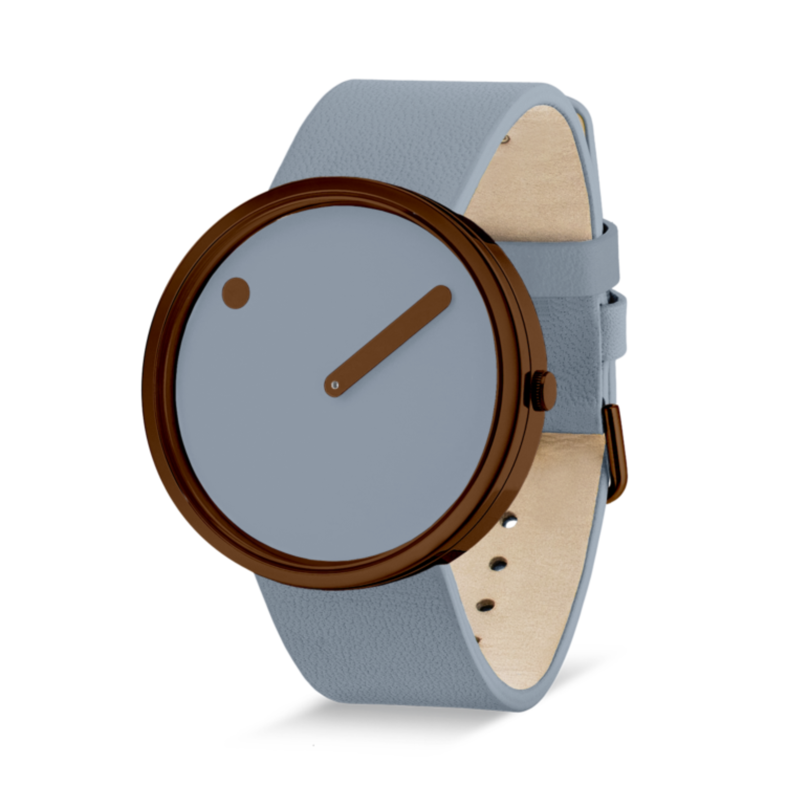 Orologio Picto 40 mm / Quadrante Arctic Mist / Cinturino in pelle Arctic Mist