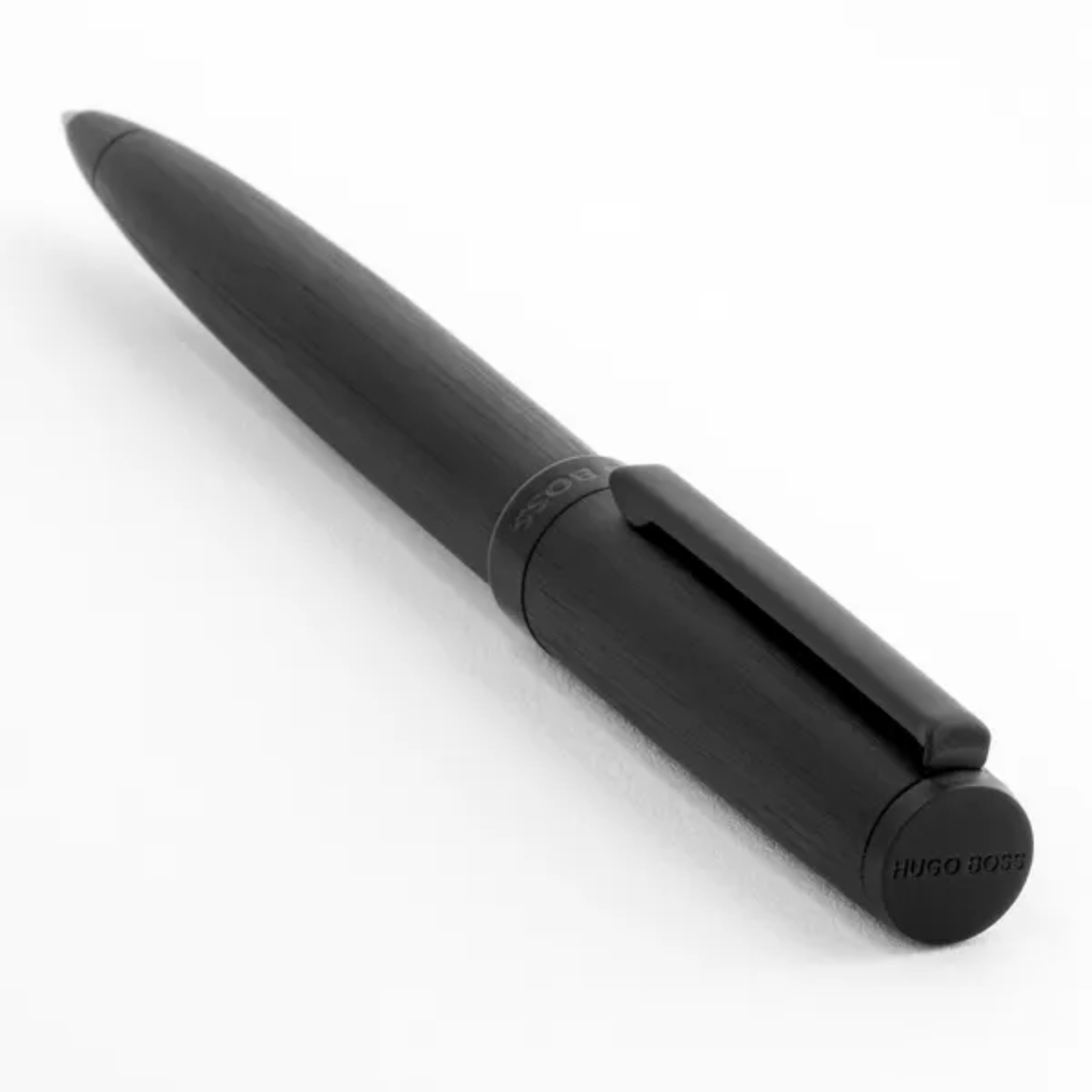 Penna Hugo Boss Biro Gear Nero spazzolato