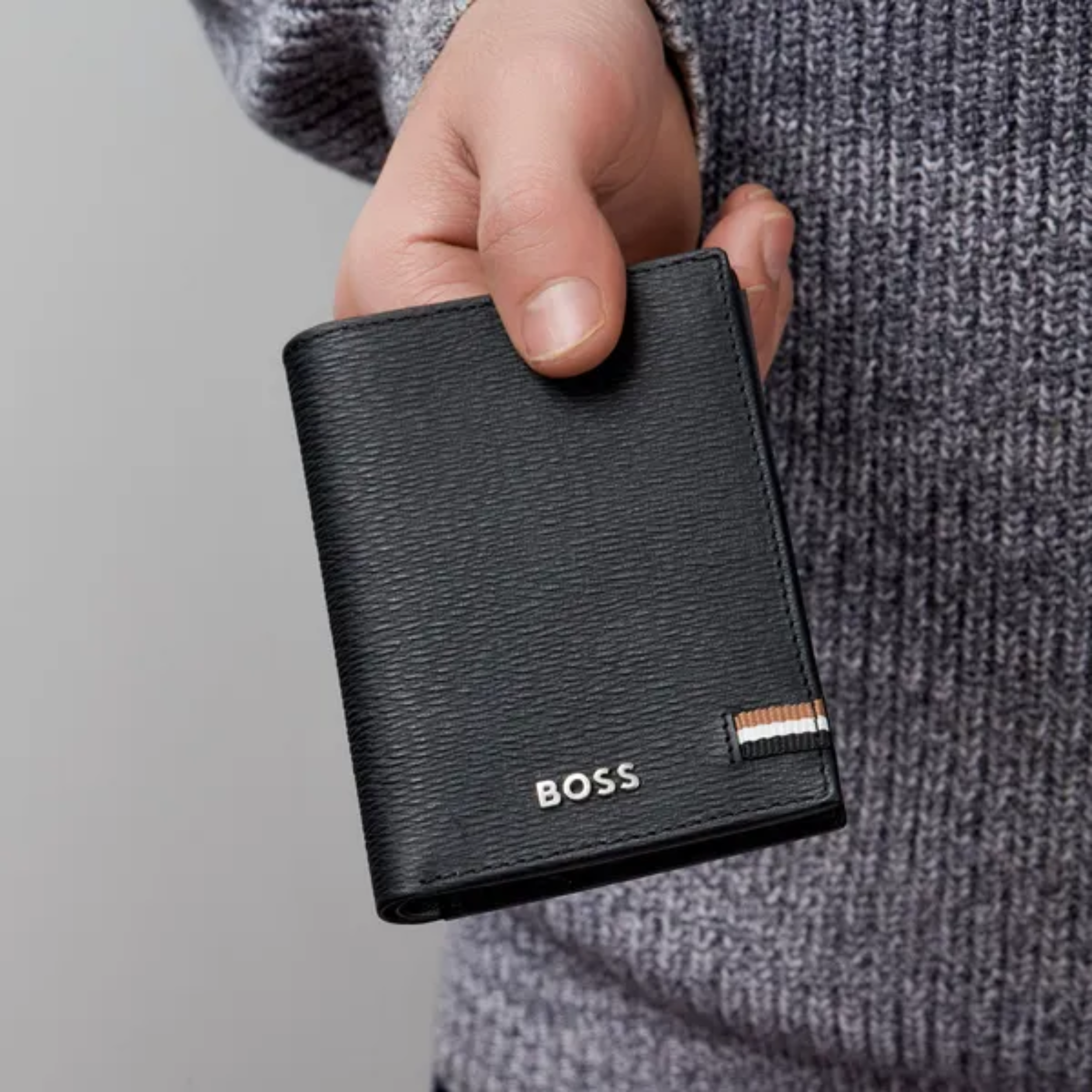 Portafoglio / portacarte Hugo Boss iconic black