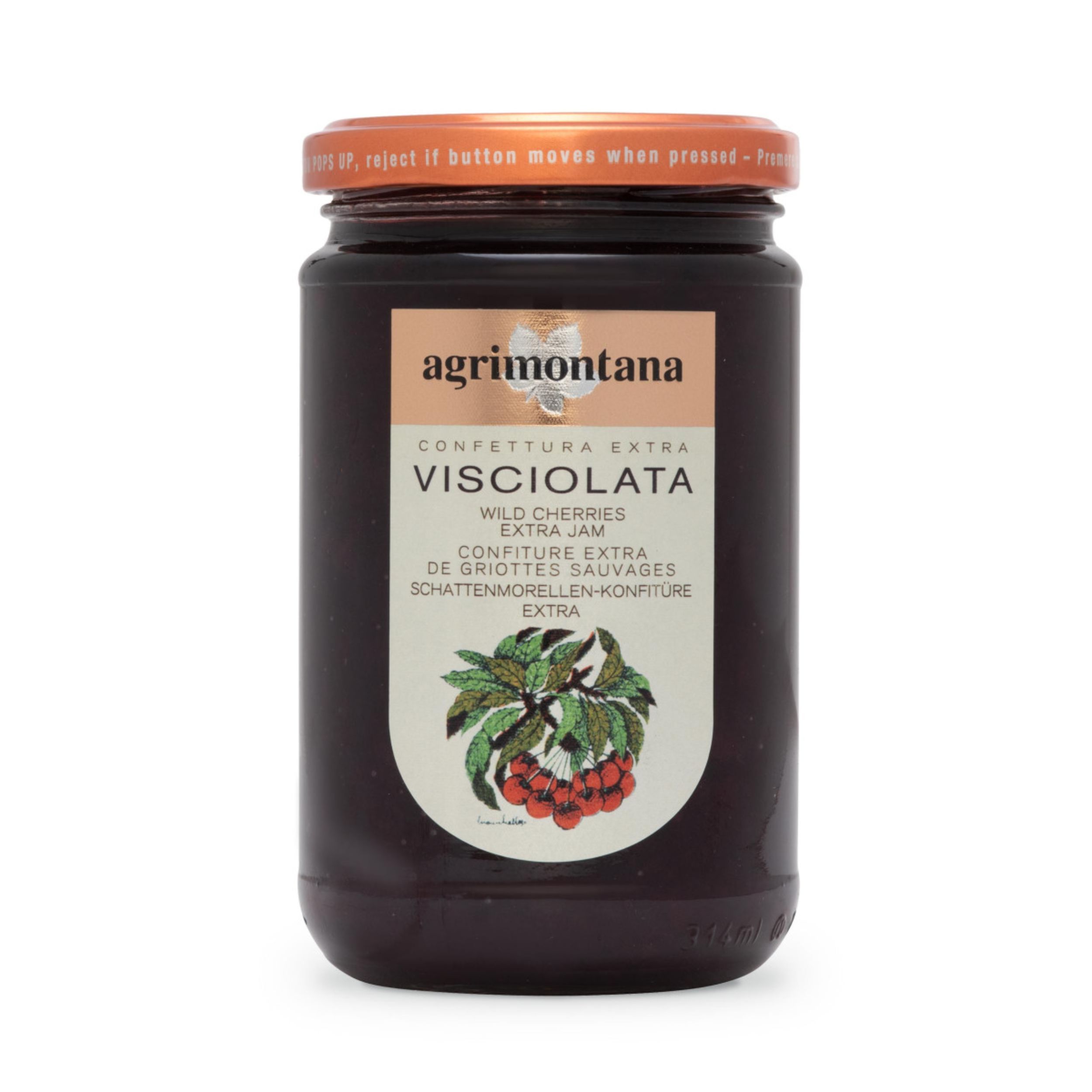 350 g Confettura Agrimontana extra di visciole