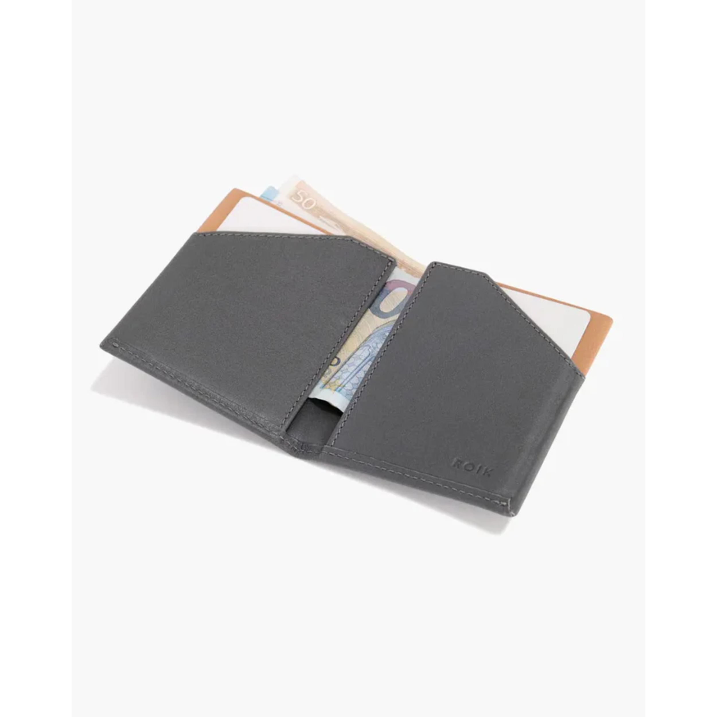 Portafoglio Roik in Pelle City Grey