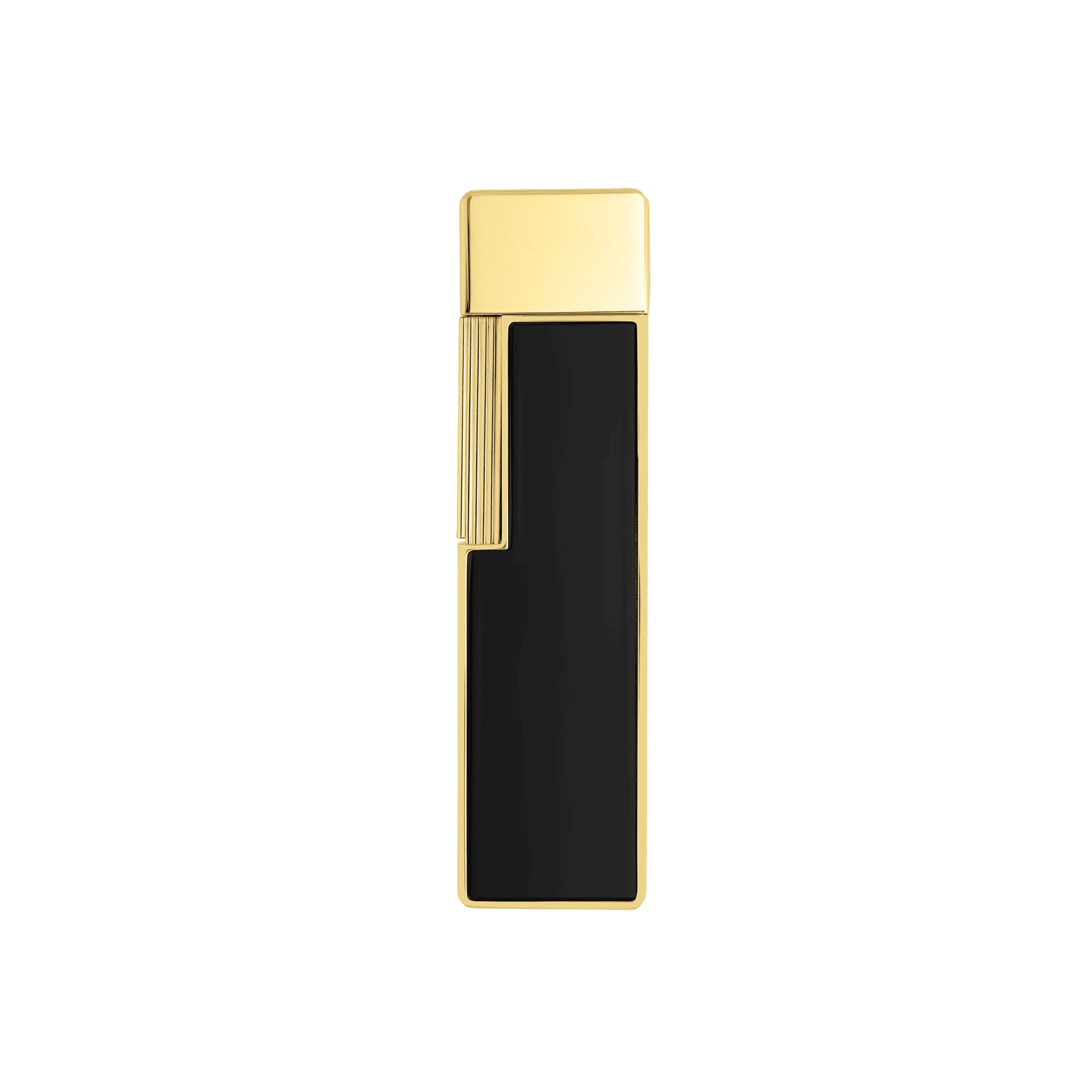 Accedino  St Dupont Twiggy in laque nero e finiture dorate.