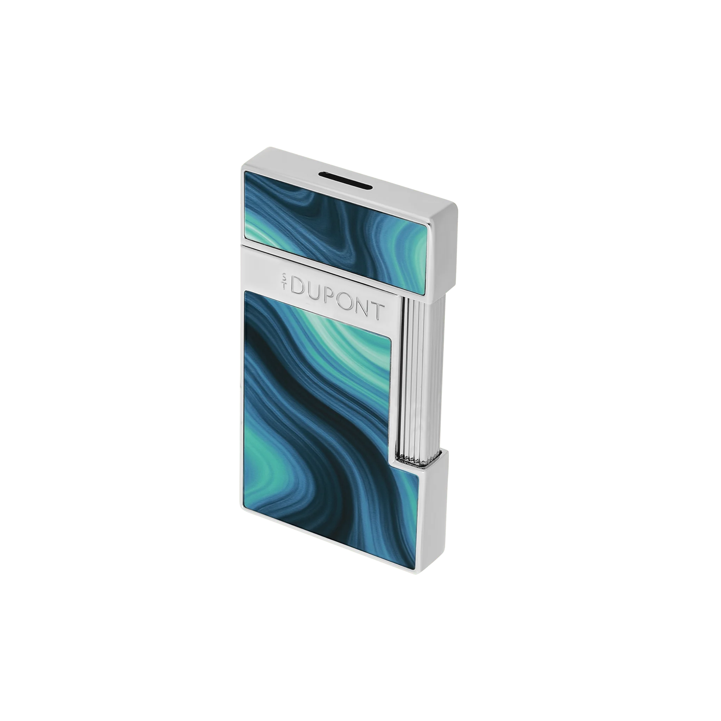 Accendino St Dupont Slimmy Blu Laccato Géode blu