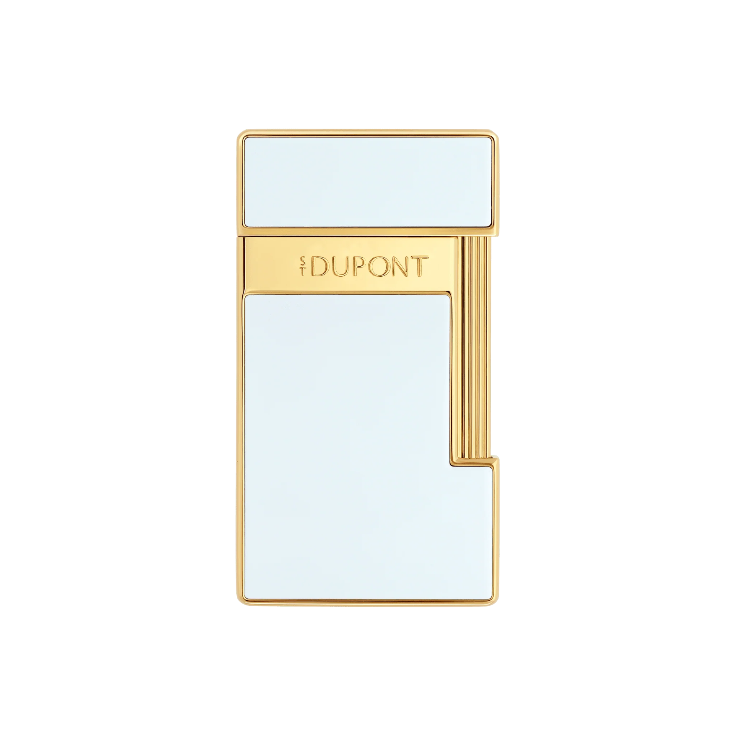 Accendino St Dupont slimmy Blu laccato bianco