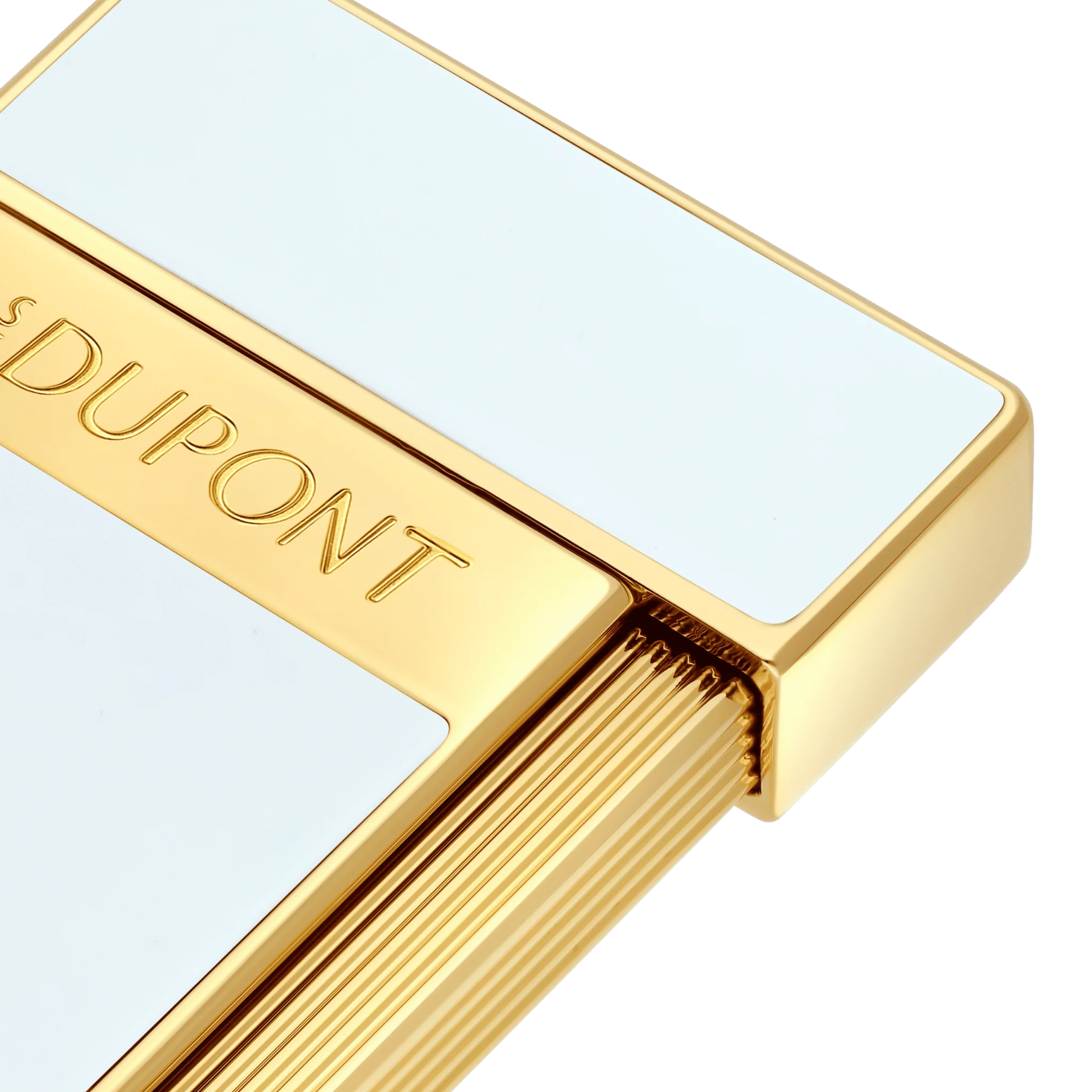 Accendino St Dupont slimmy Blu laccato bianco