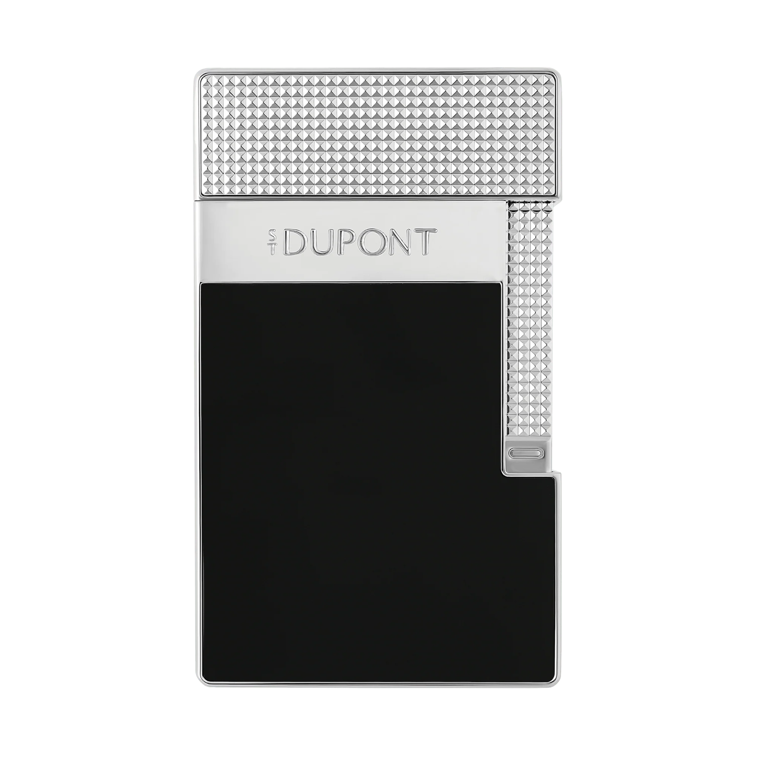 Accendino S.T. Dupont laccato argento da tavolo - doppia accensione