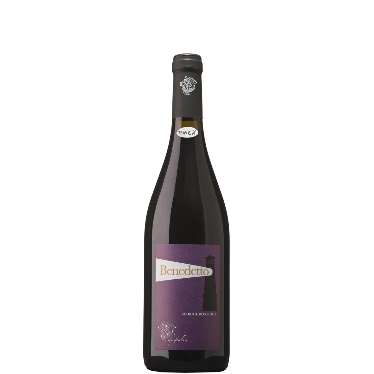 Vino Rosso Marche Rosso Benedetto 750 ml 13% vol - biologico - Triple A