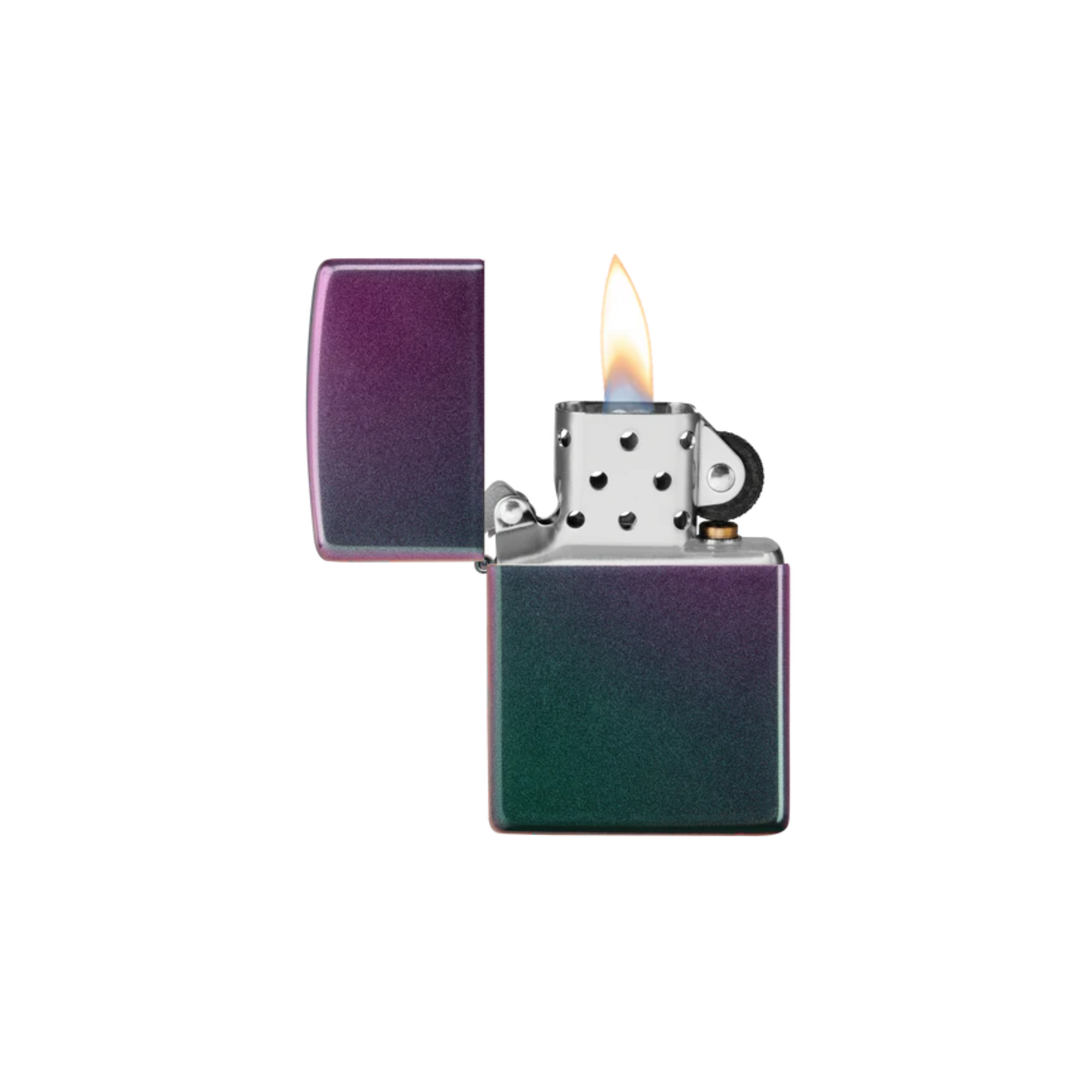Accendino Zippo Classic Iridescent in metallo a benzina - ricaricabile - antivento