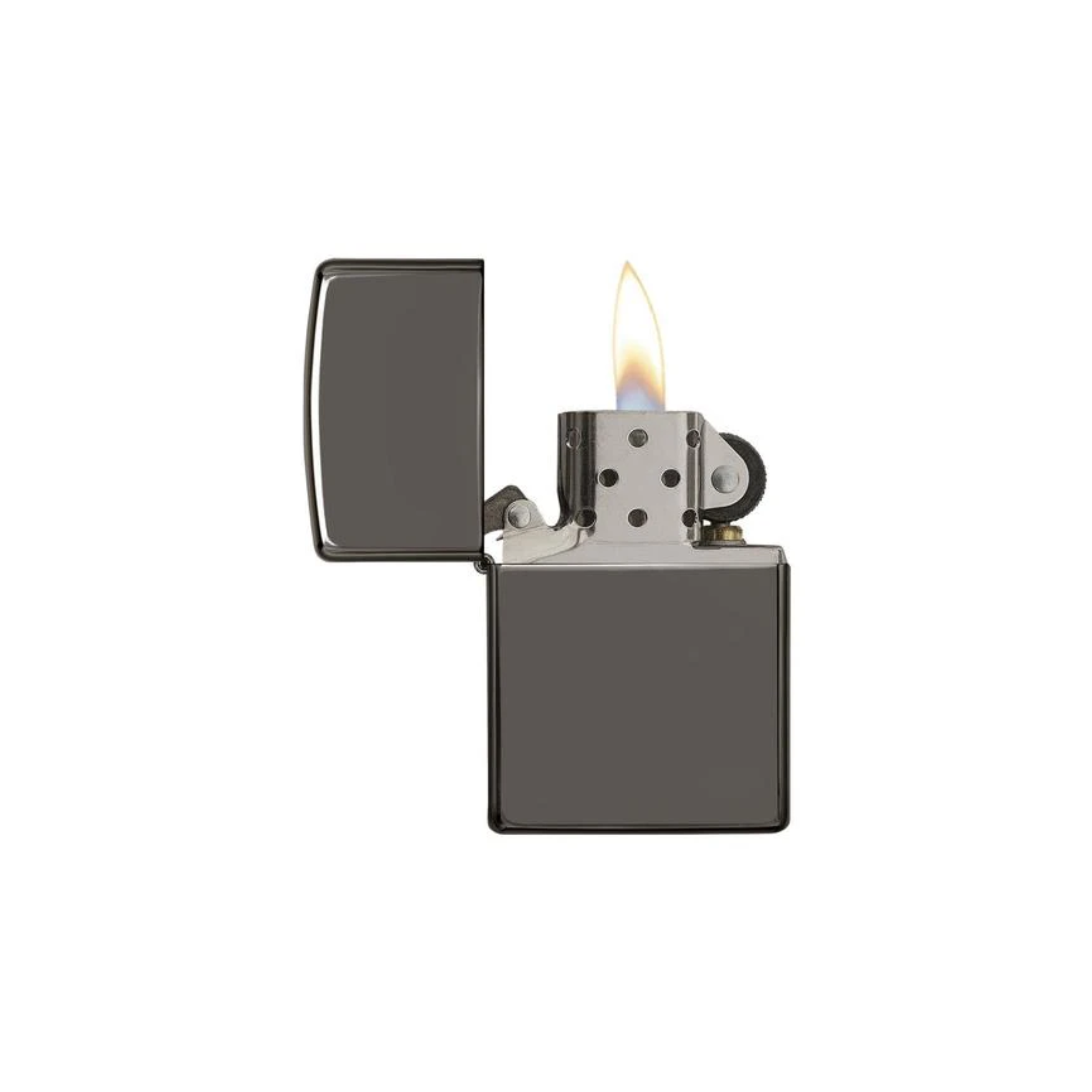 Accendino Zippo Black Ice® in metallo a benzina - ricaricabile - antivento