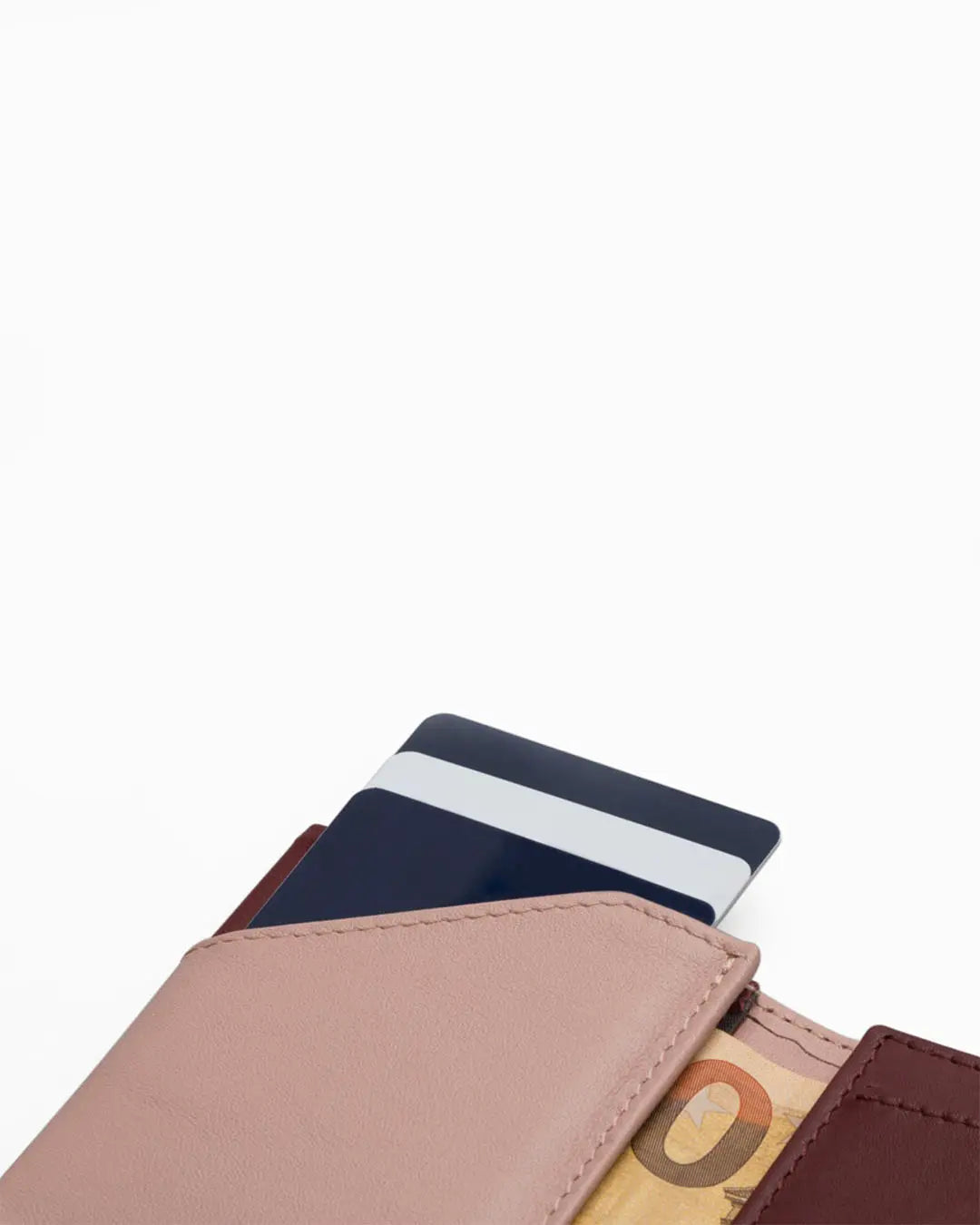 Portafoglio in Pelle Zip Coin Flamingo