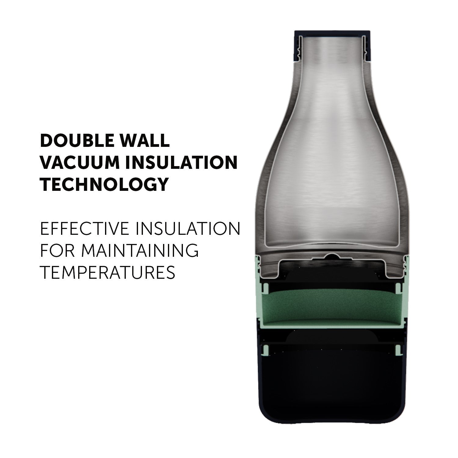 Food & Hydrate 3 – Bottiglia Termica Multiscomparto 3-In-1