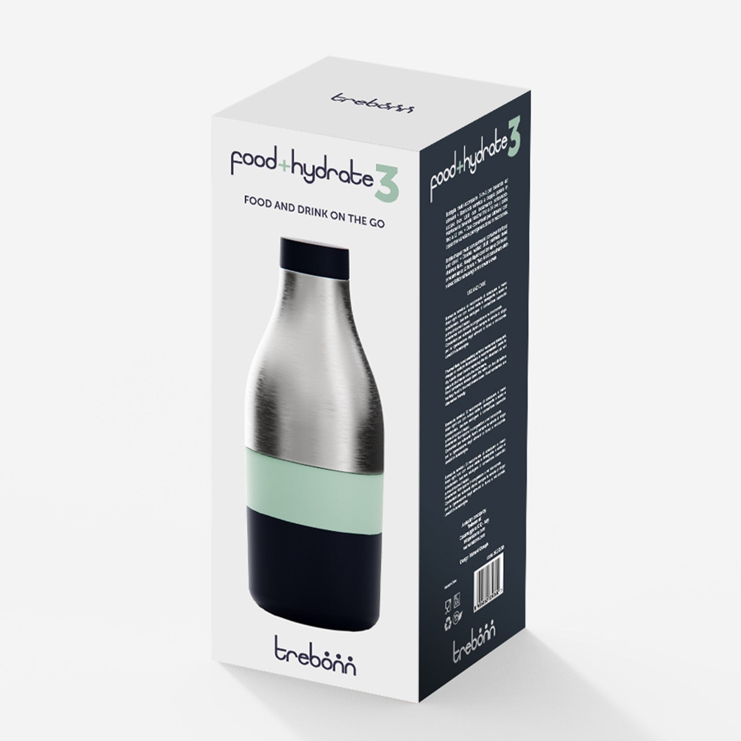 Food & Hydrate 3 – Bottiglia Termica Multiscomparto 3-In-1