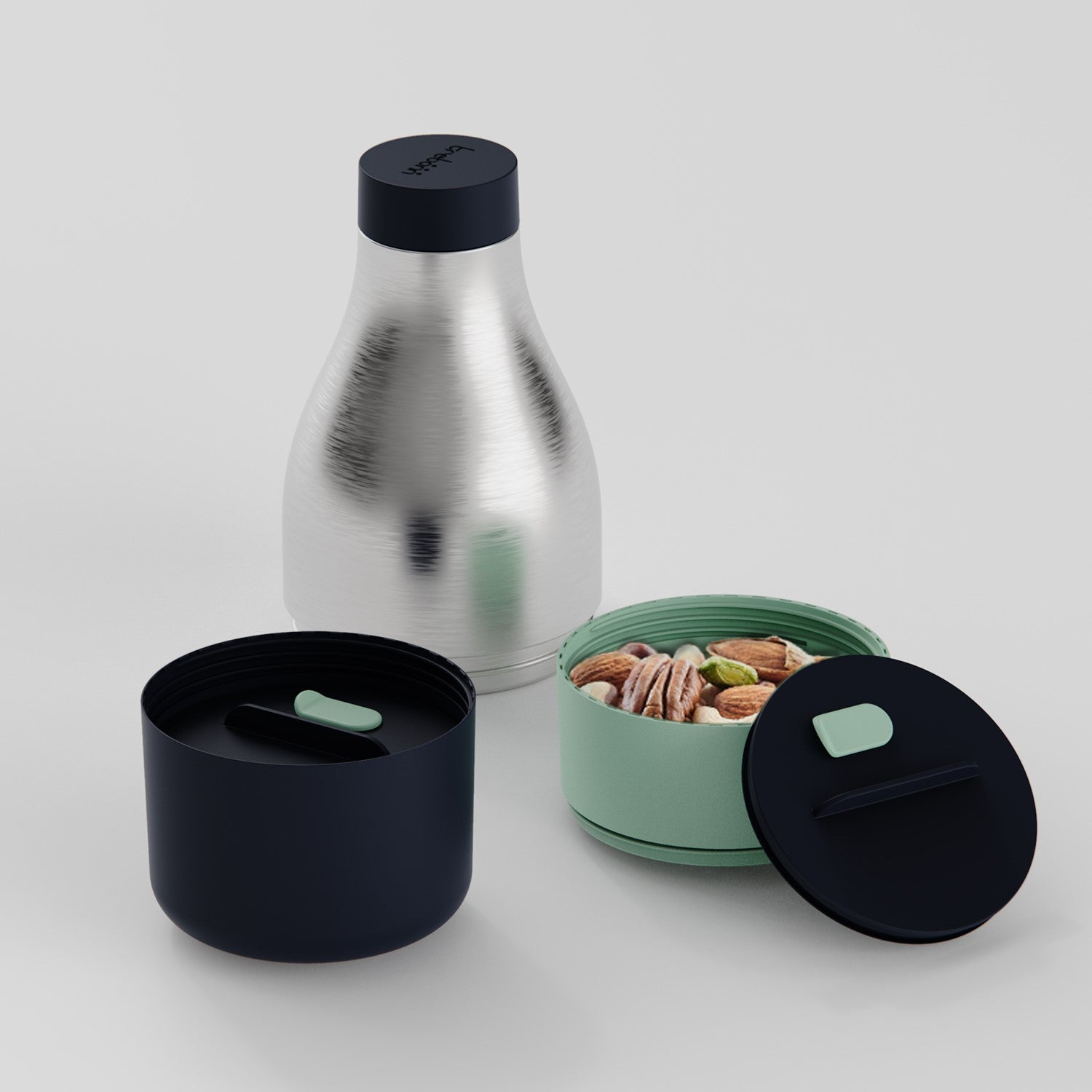 Food & Hydrate 3 – Bottiglia Termica Multiscomparto 3-In-1