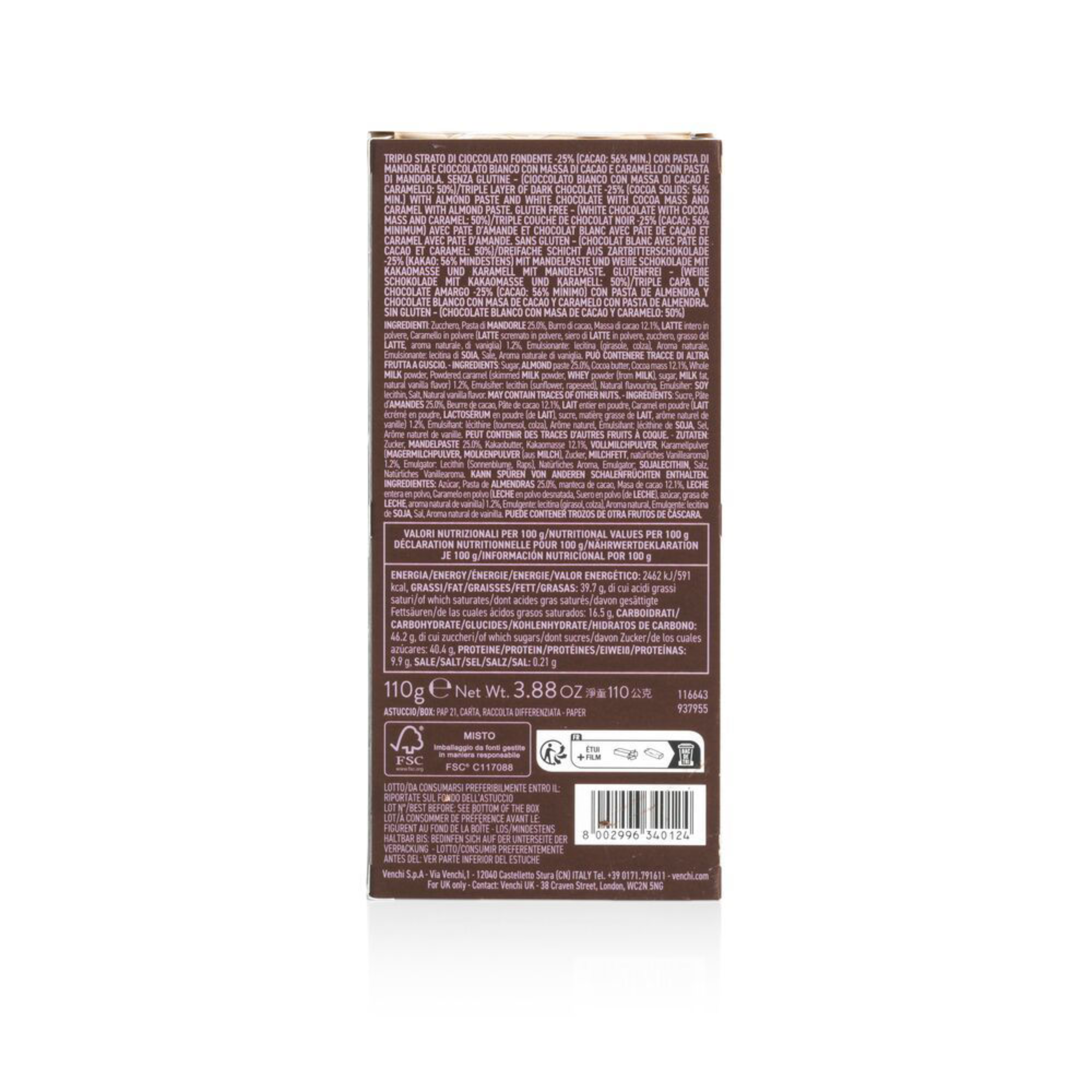 100 g Tavoletta Cremino Caramel Gold