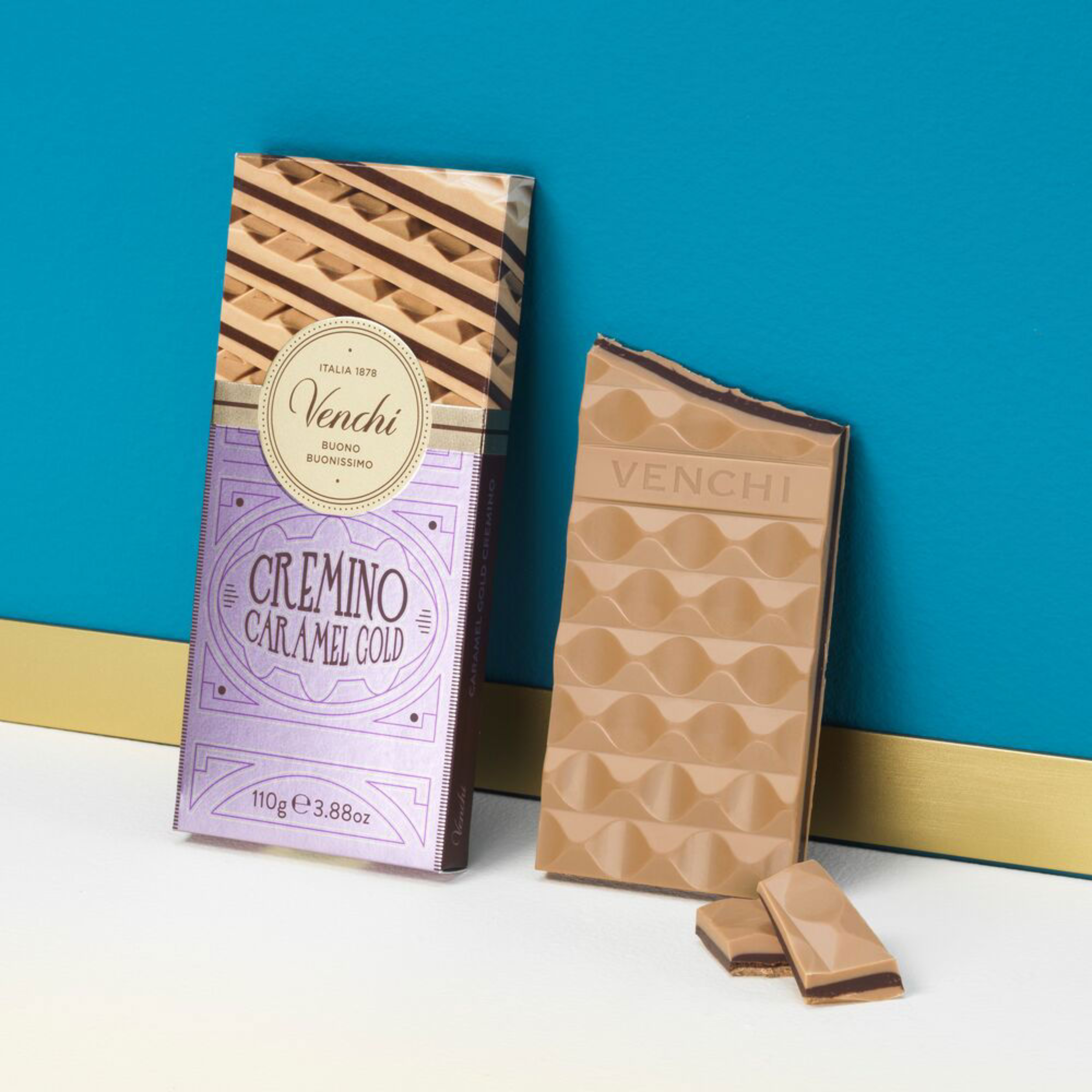 100 g Tavoletta Cremino Caramel Gold