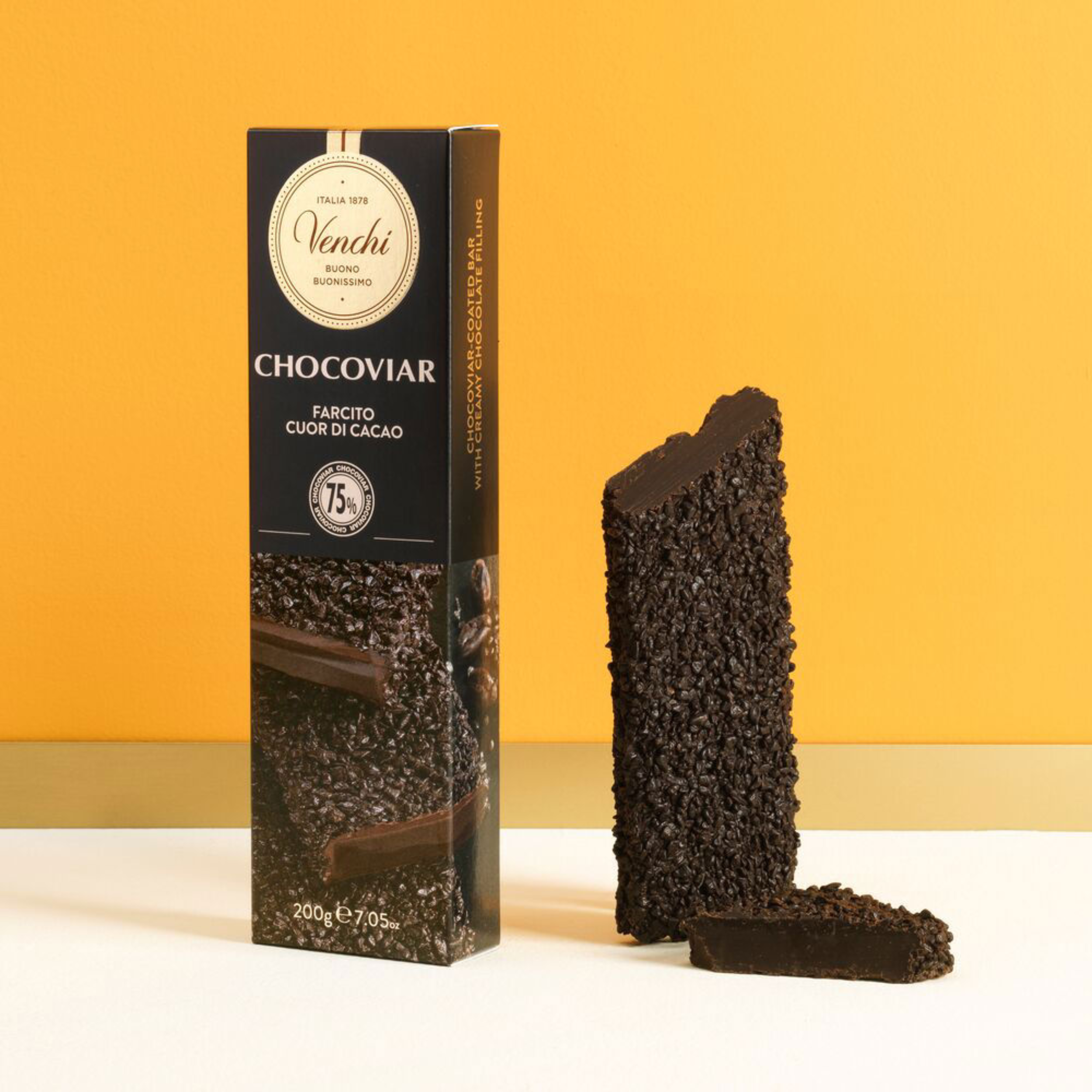 200 g Stecca Chocoviar 75% ricoperta
