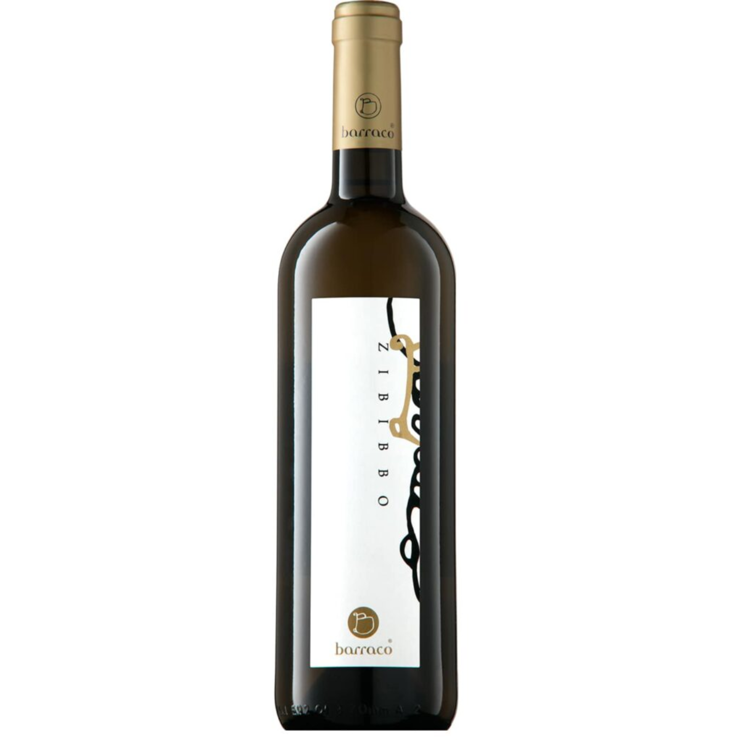 Vino bianco Terre Siciliane Barraco Zibibbo 2021 750 ml 12%vol  biologico - zibibbo 100%(moscato).