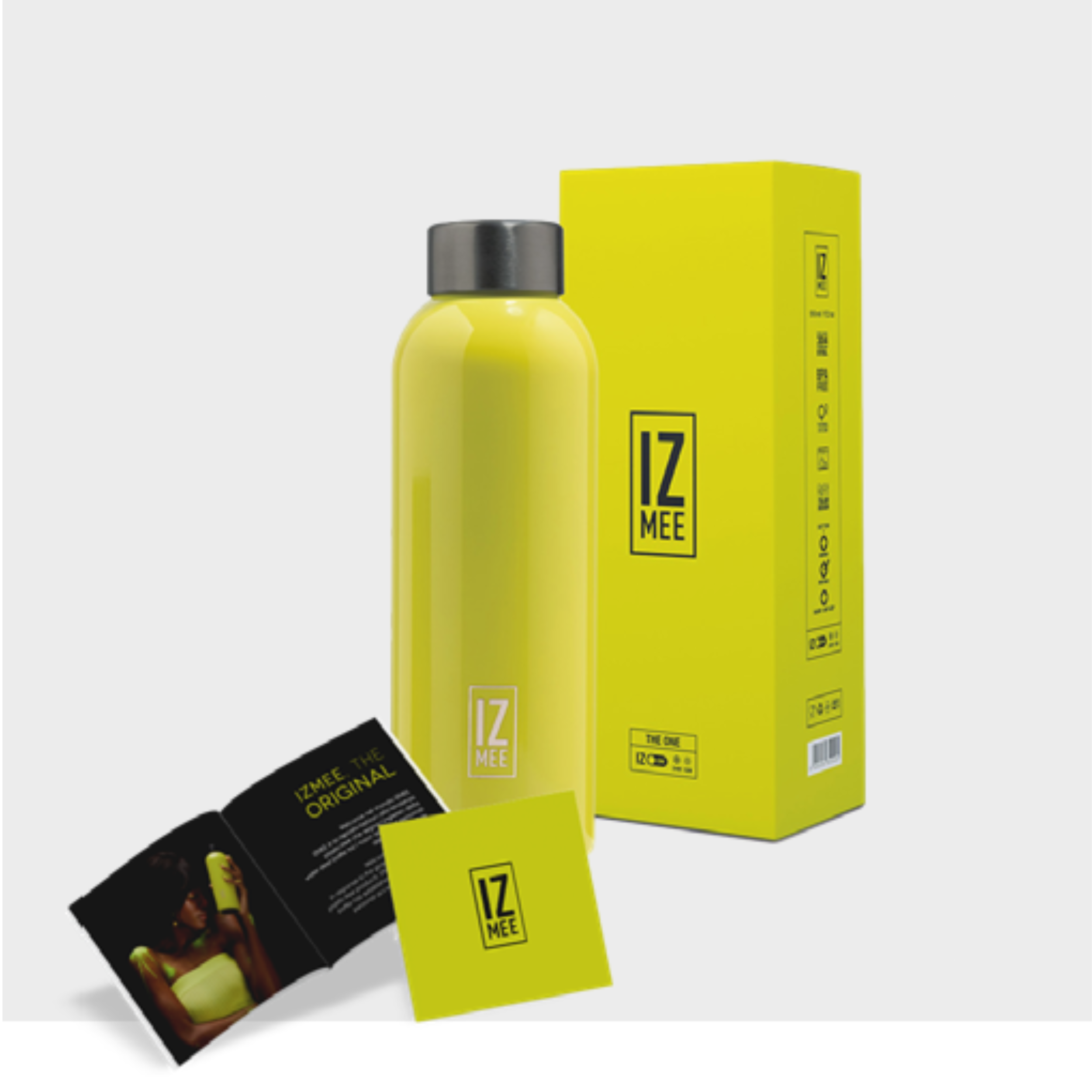 510ml  Bottiglia termica Izmee in acciaio inossidabile - stile lucidissima, luminosa e liscia