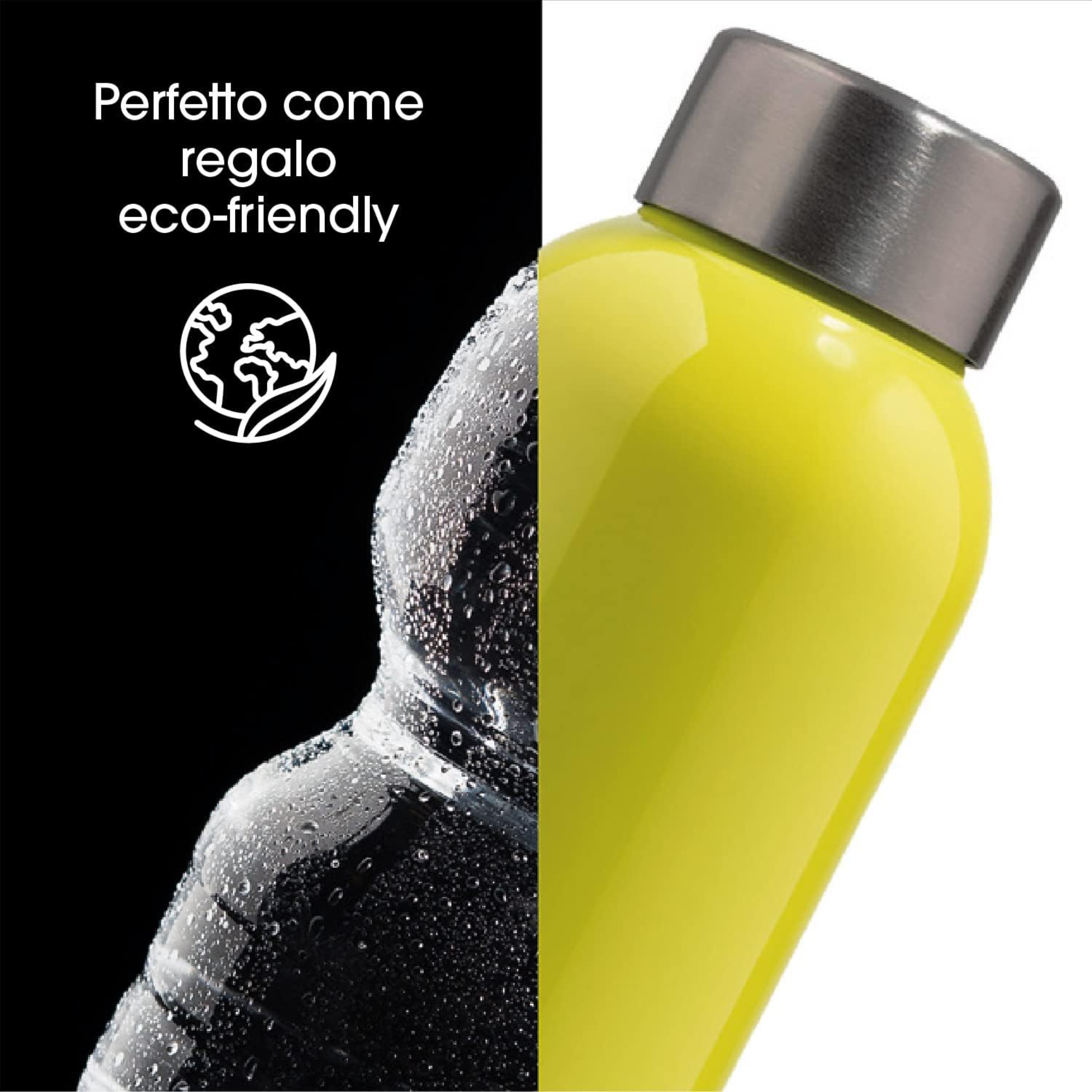 510ml  Bottiglia termica Izmee in acciaio inossidabile - stile lucidissima, luminosa e liscia